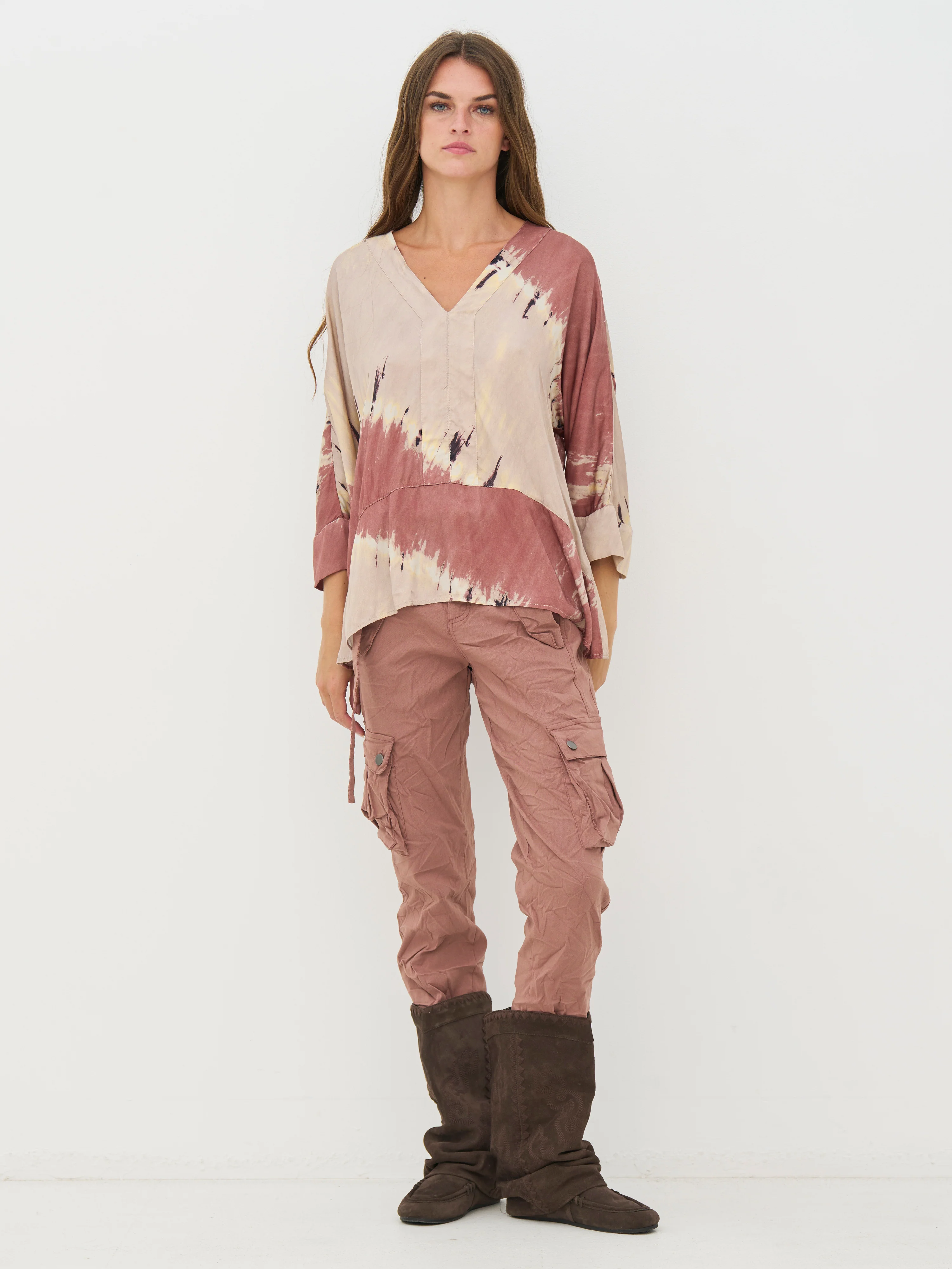 CEDAR Blouse - Marsala mix - Image 3