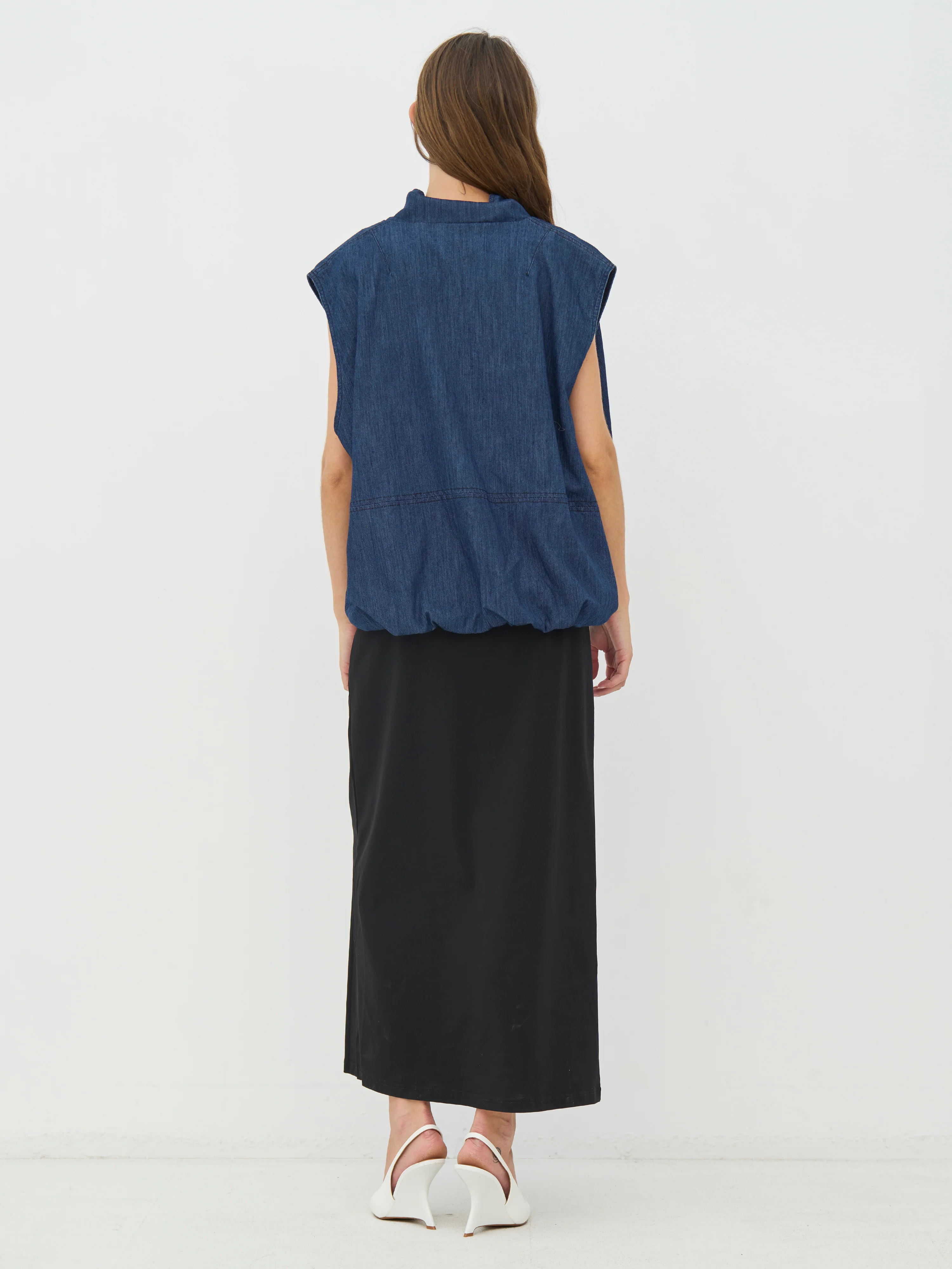 CECIL Vest - Denim blue - Image 5