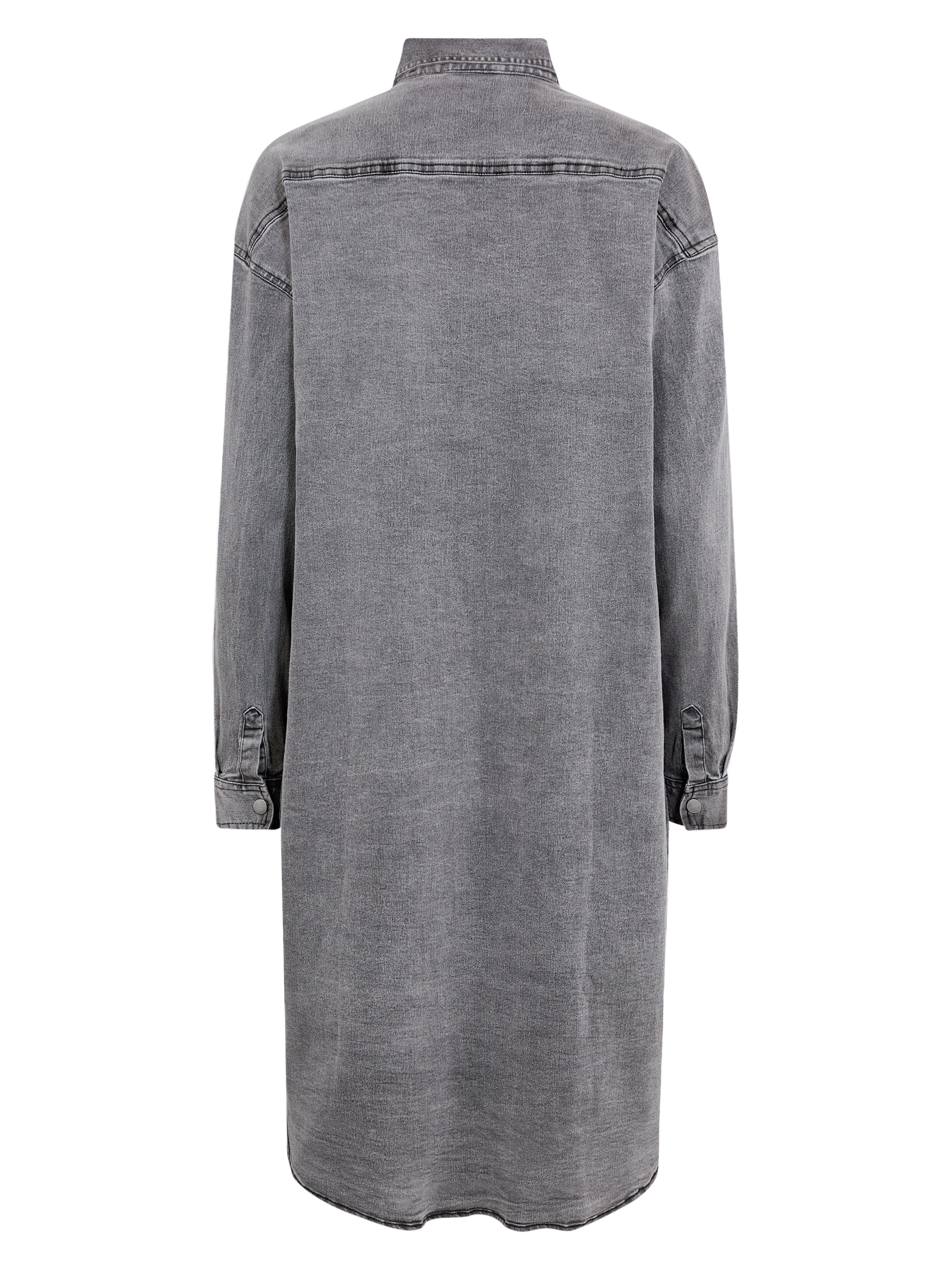 TAIA denim dress - Grey mix - Image 6