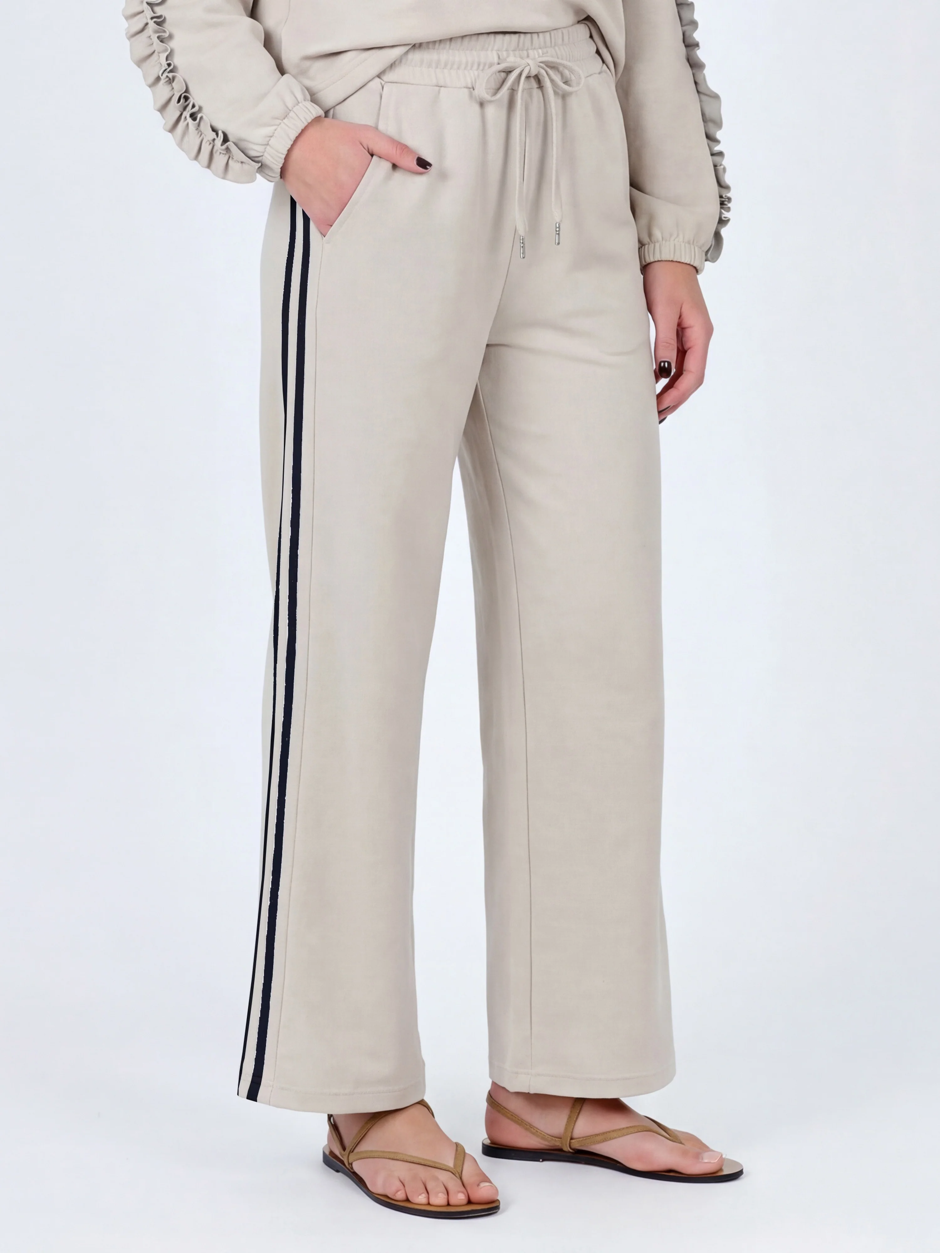 CAMILLE Trousers - Beige mix - Image 4
