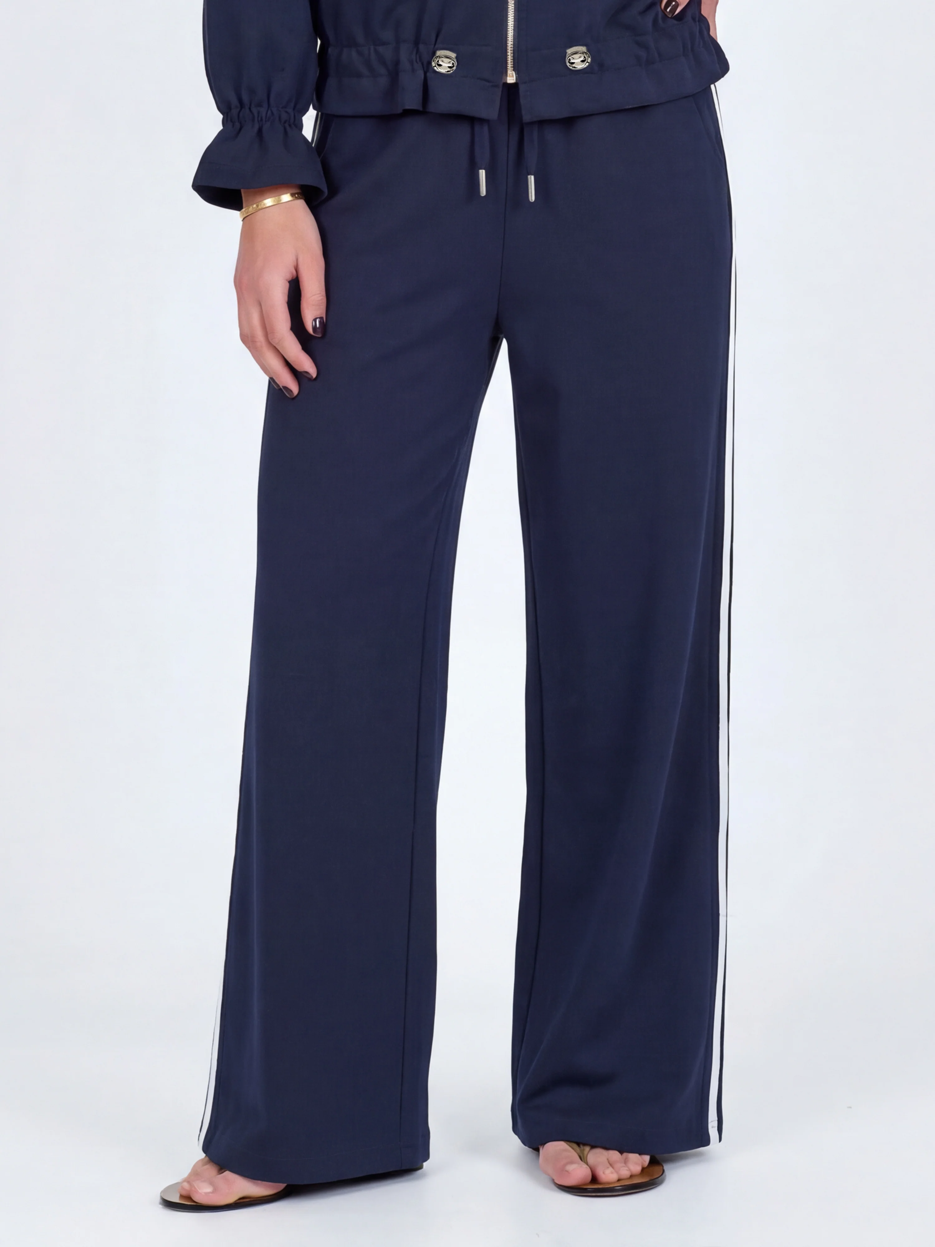 CAMILLE Trousers - Navy Mix - Image 5