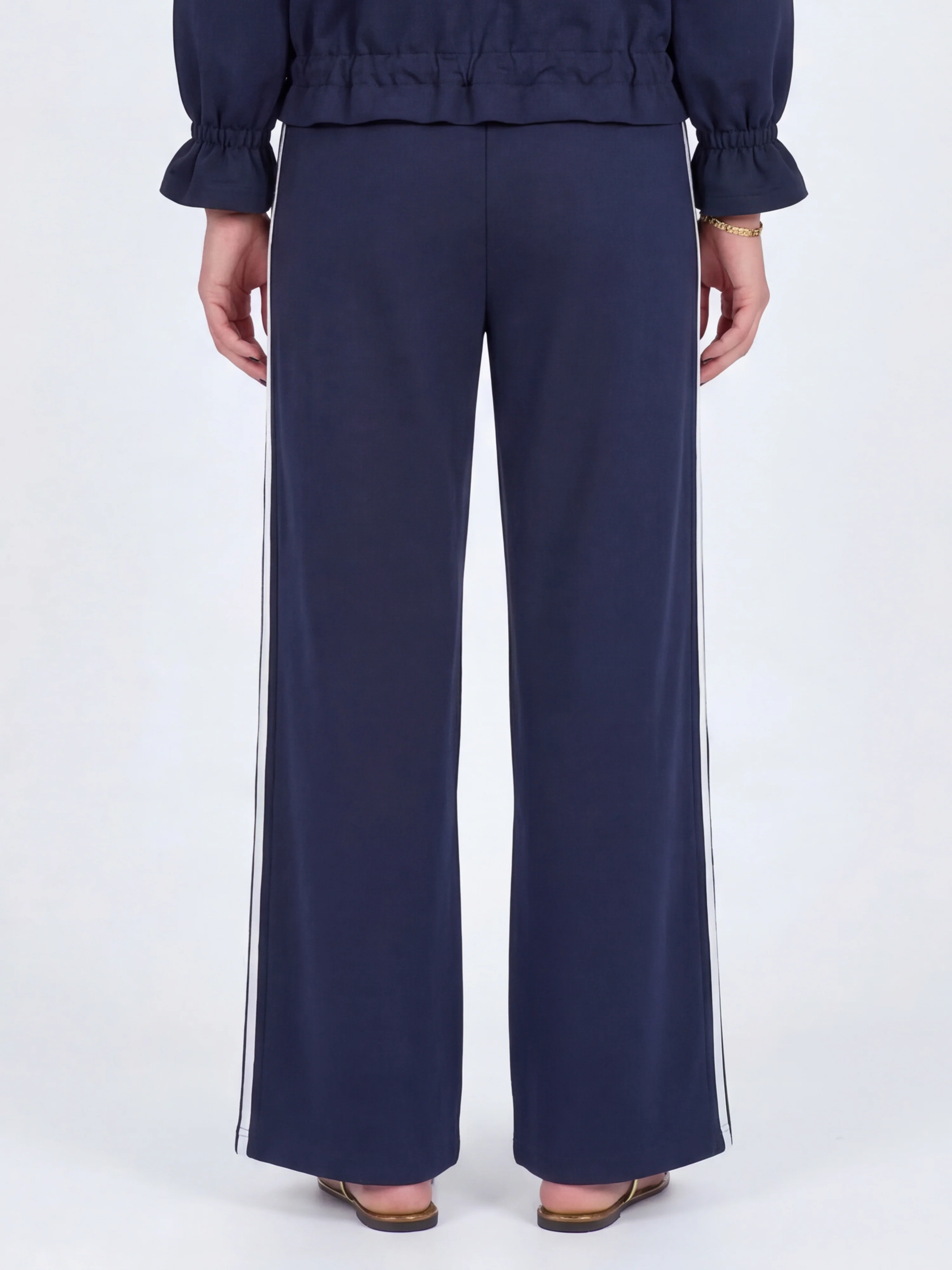 CAMILLE Trousers - Navy Mix - Image 6