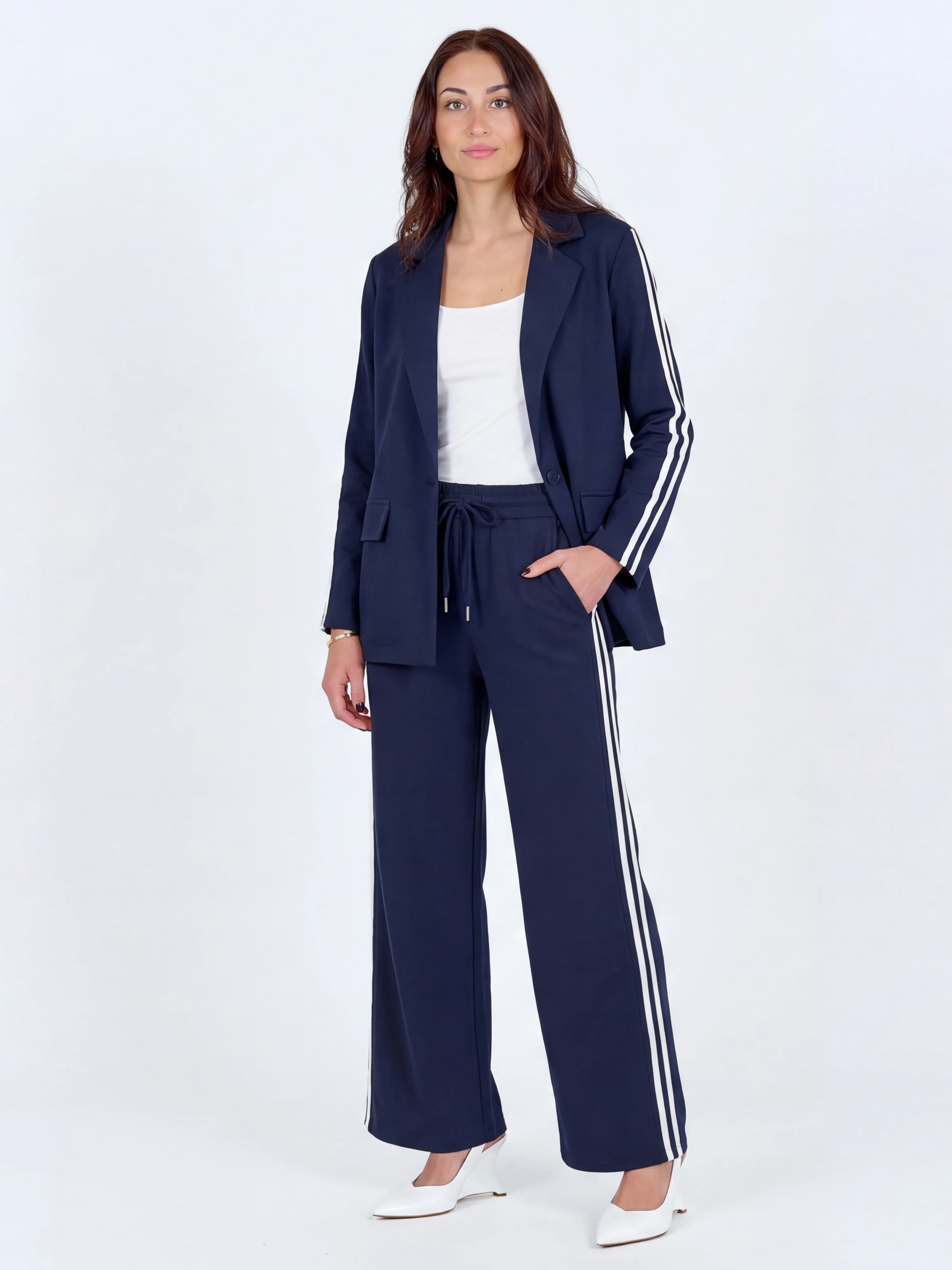 Camille Blazer - Navy Mix - Image 4