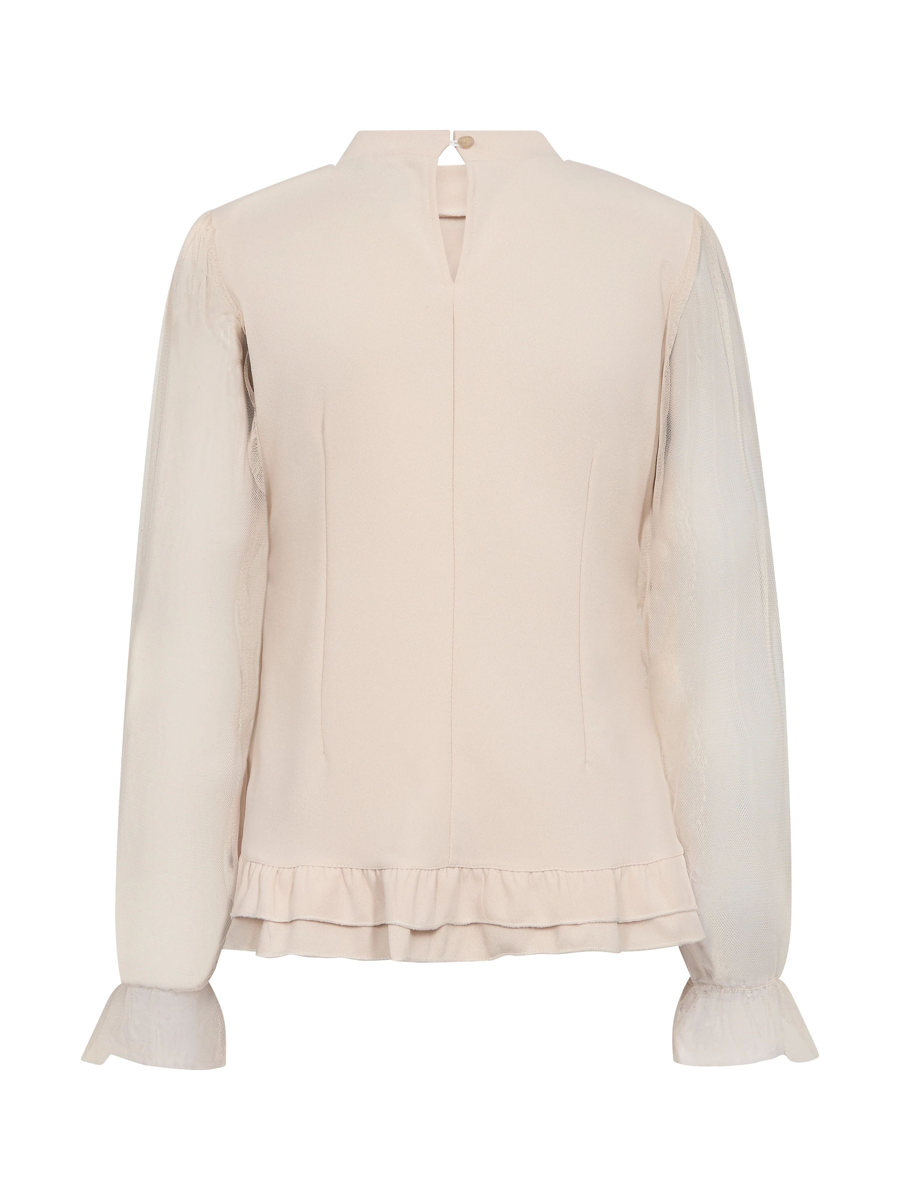 BAO Blouse w/frill - Bone - Image 7