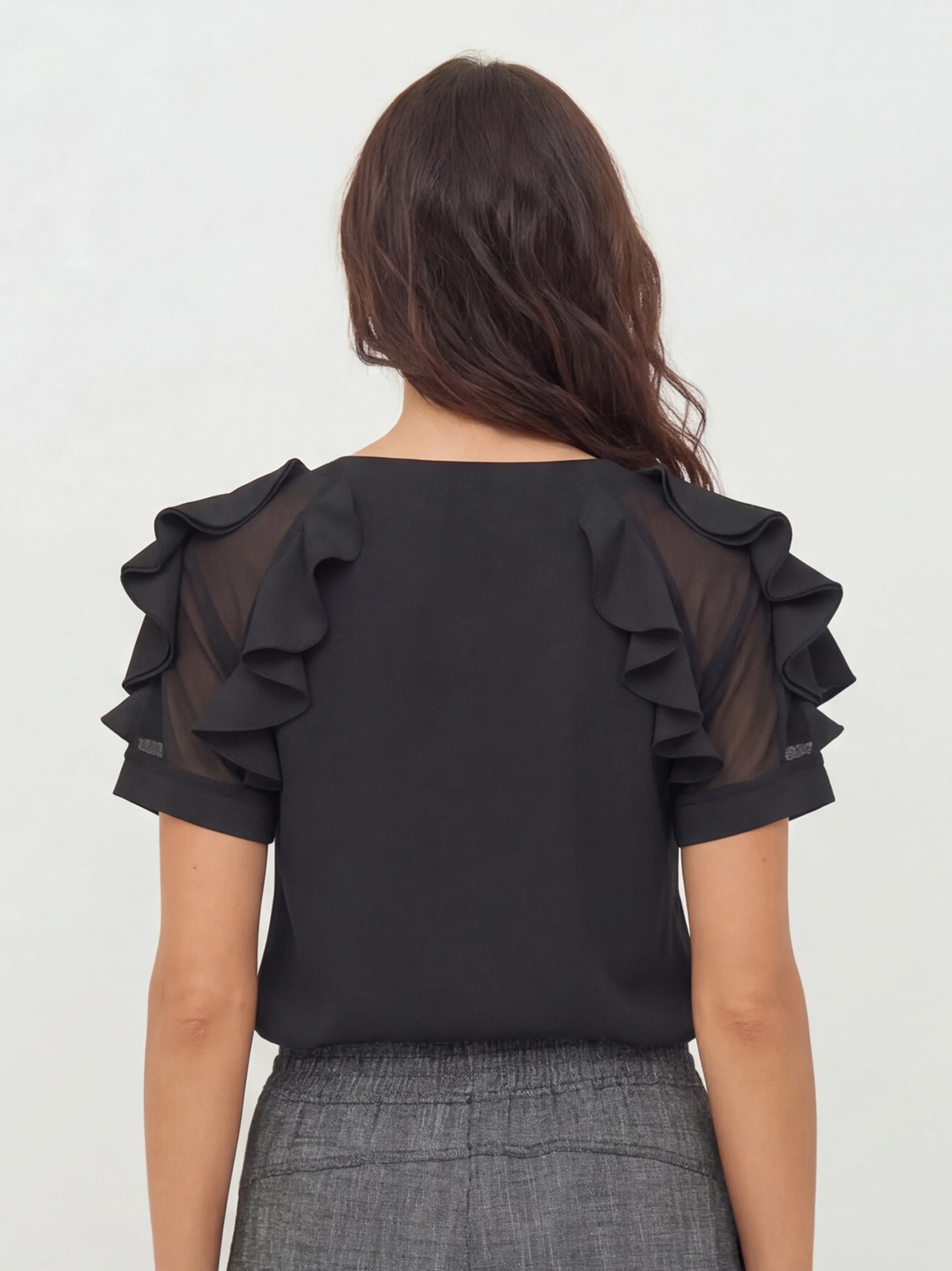 BAO Blouse - Black - Image 3