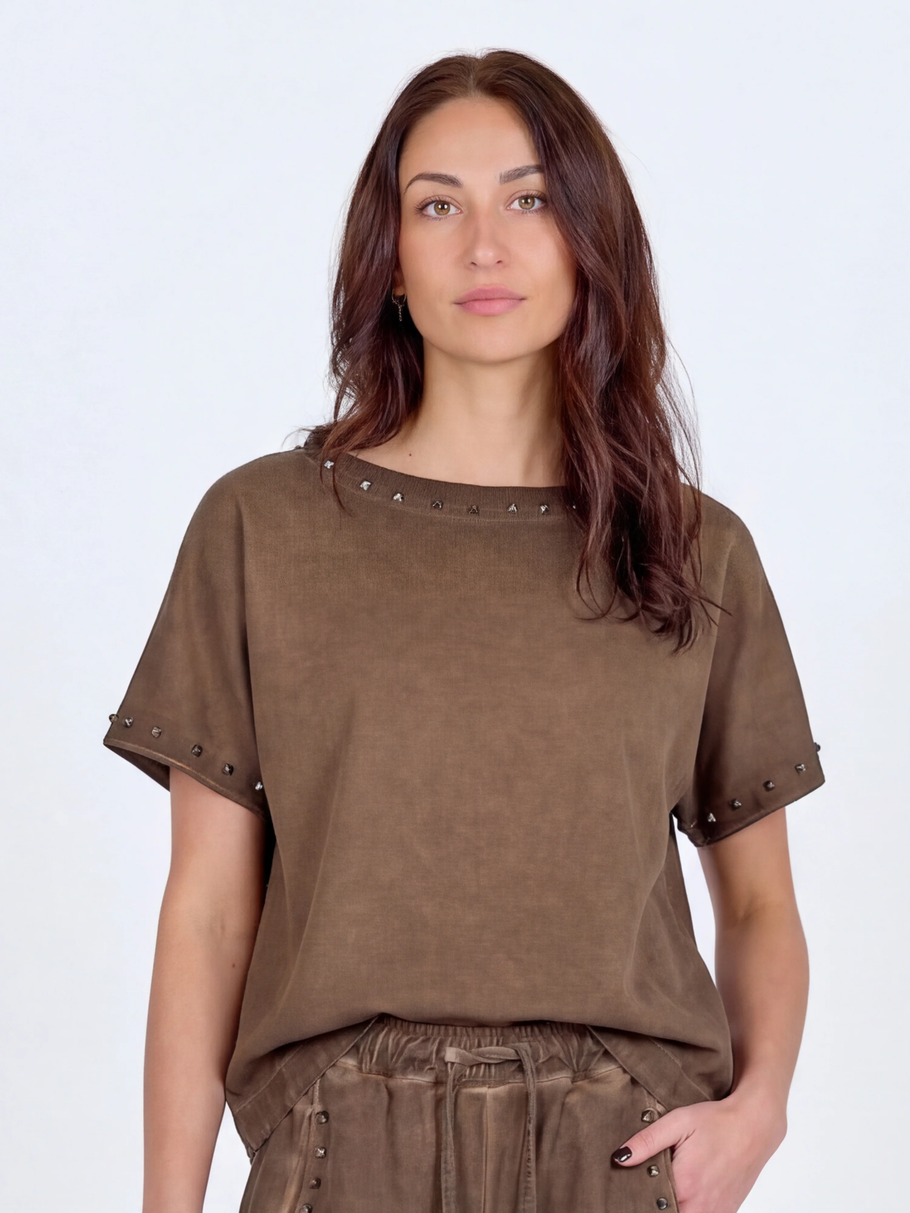 CAMILLA Blouse - Dark Brown - Image 2