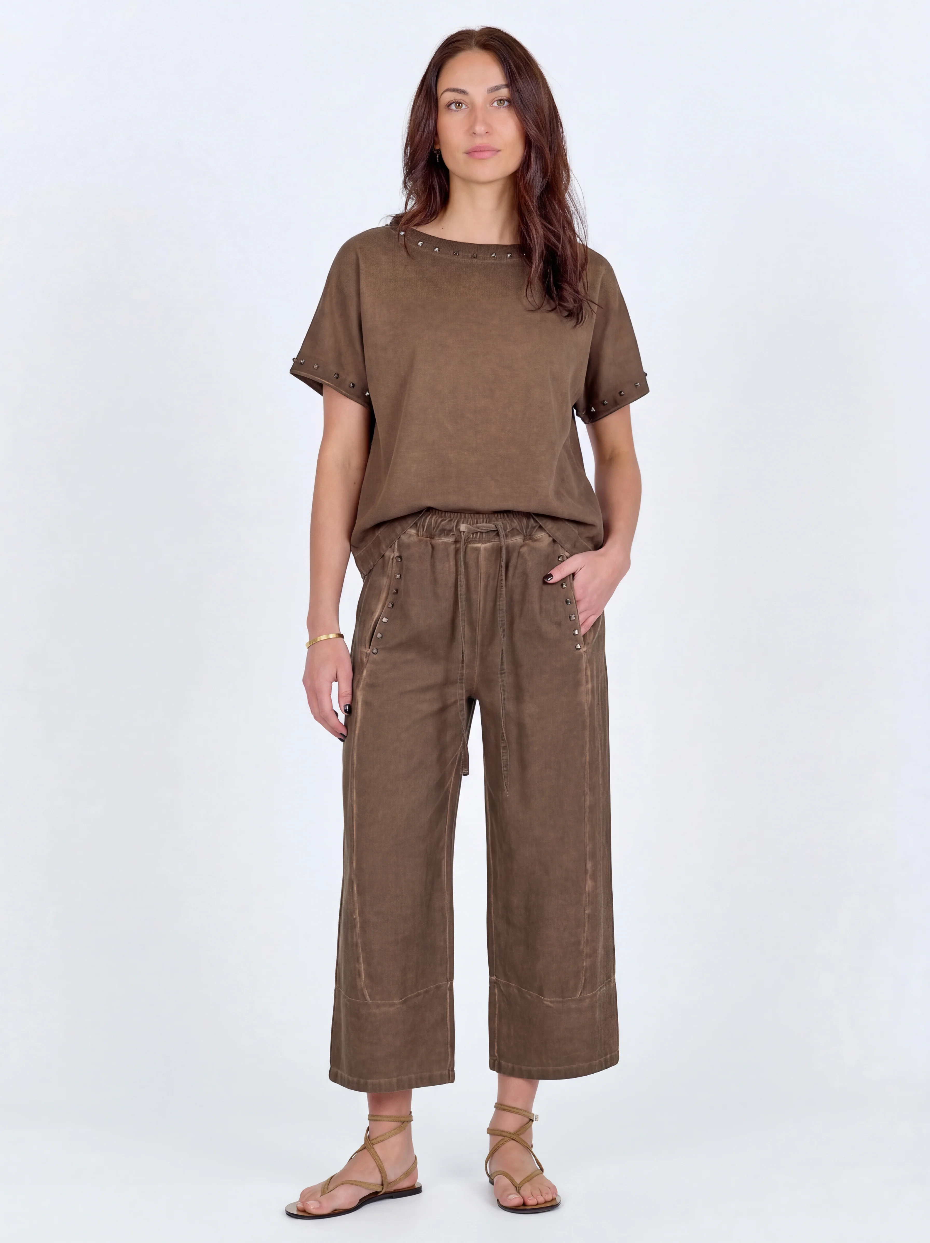 CAMILLA Blouse - Dark Brown - Image 4