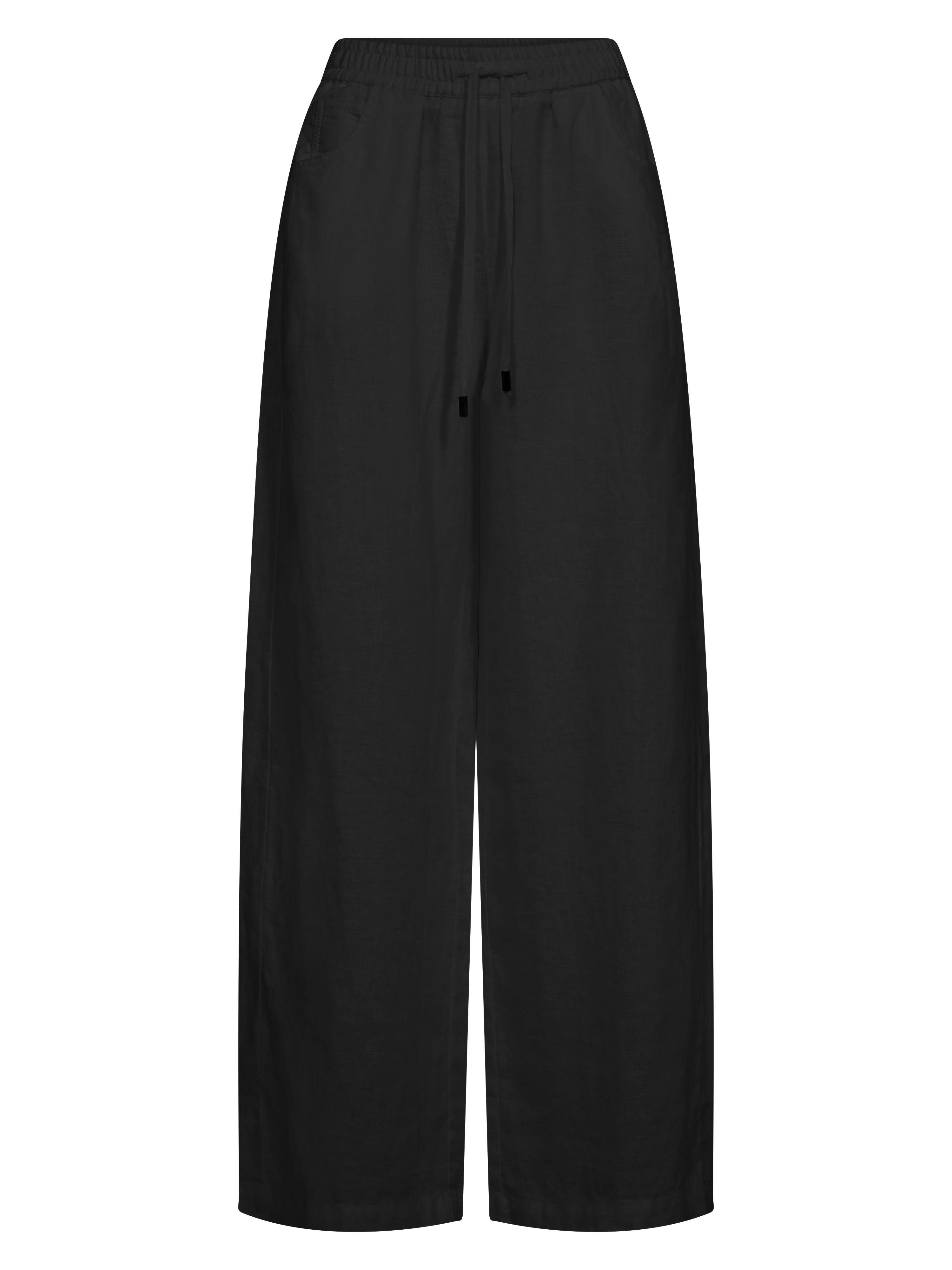 DAI linen trousers - Black