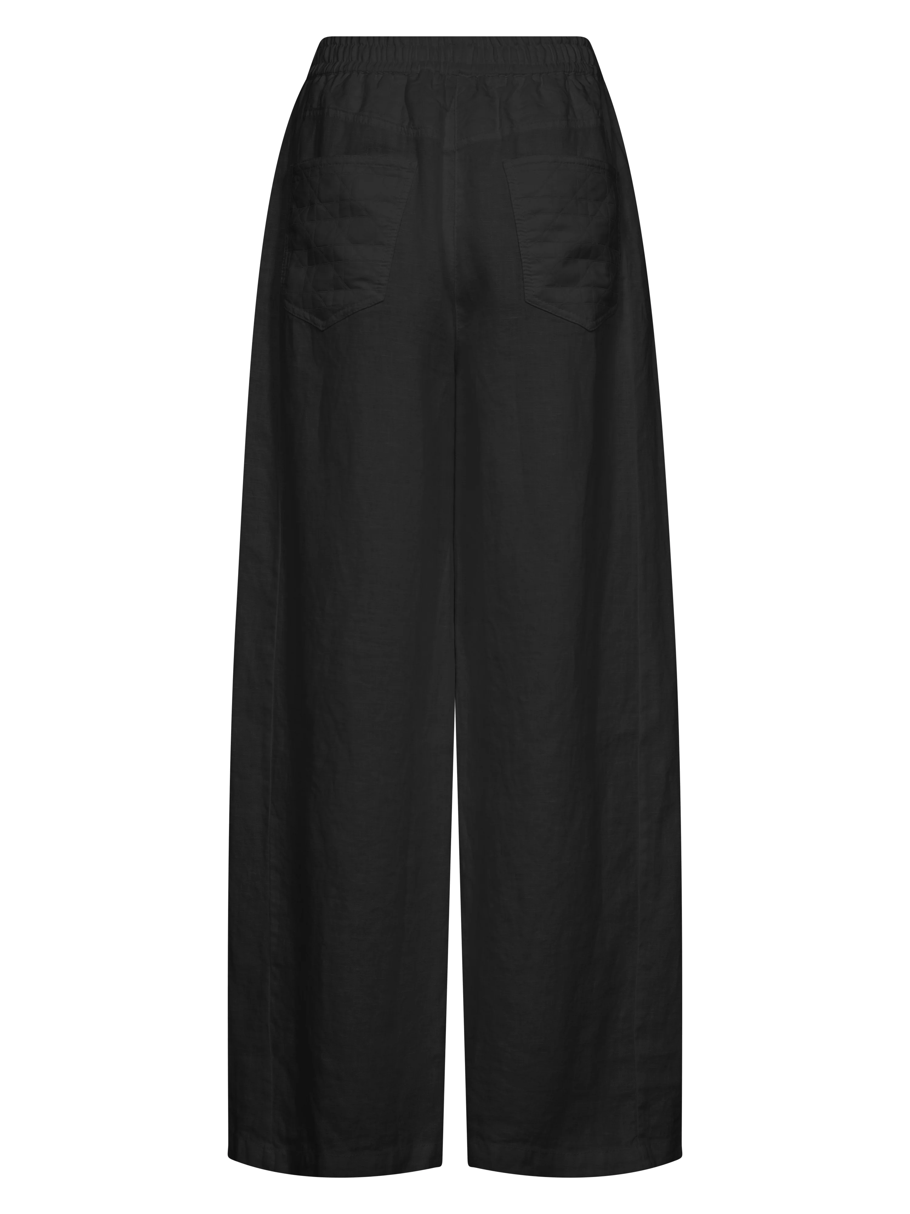 DAI linen trousers - Black - Image 6