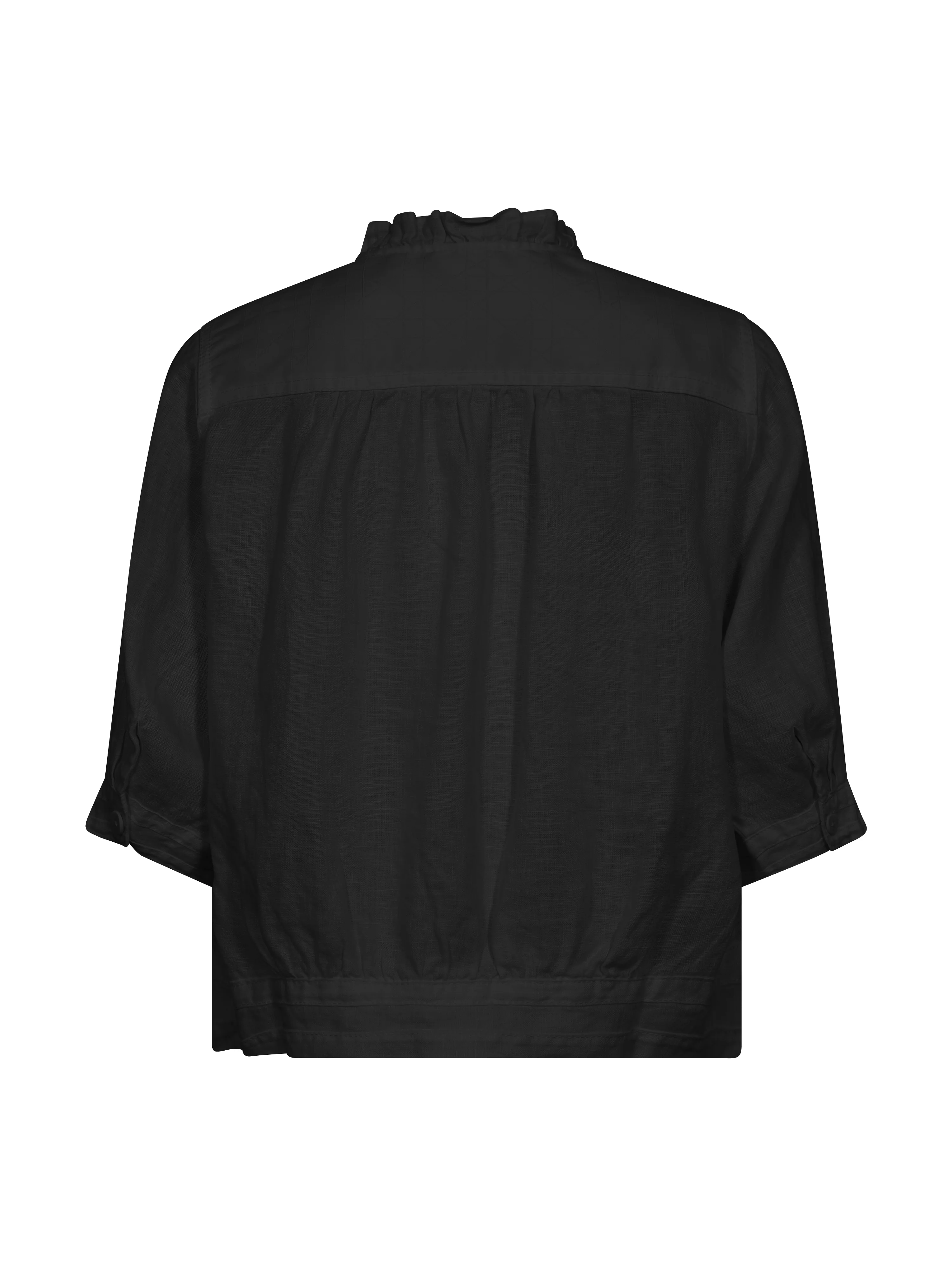DAI linen jacket - Black - Image 7