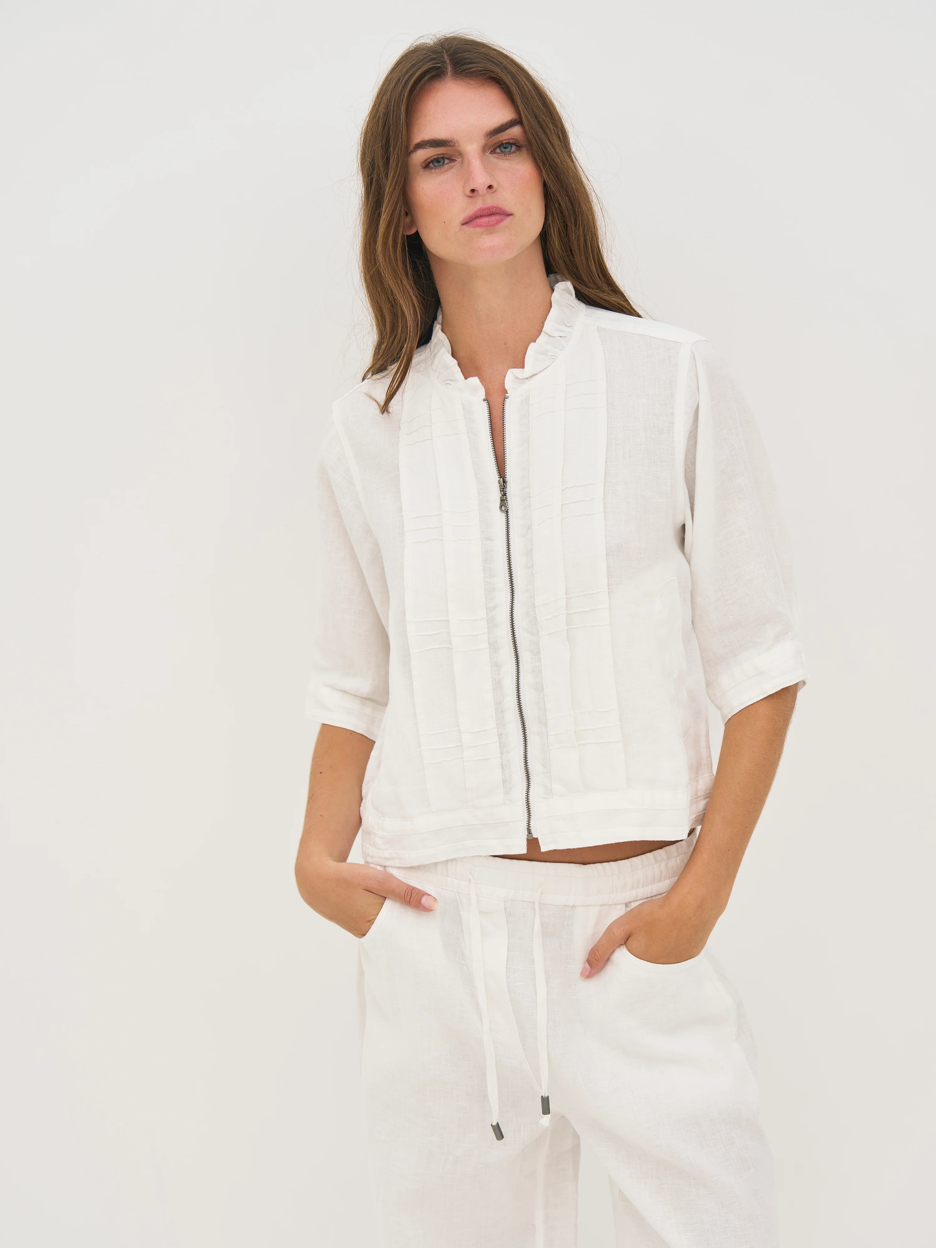 DAI linen jacket - White - Image 2