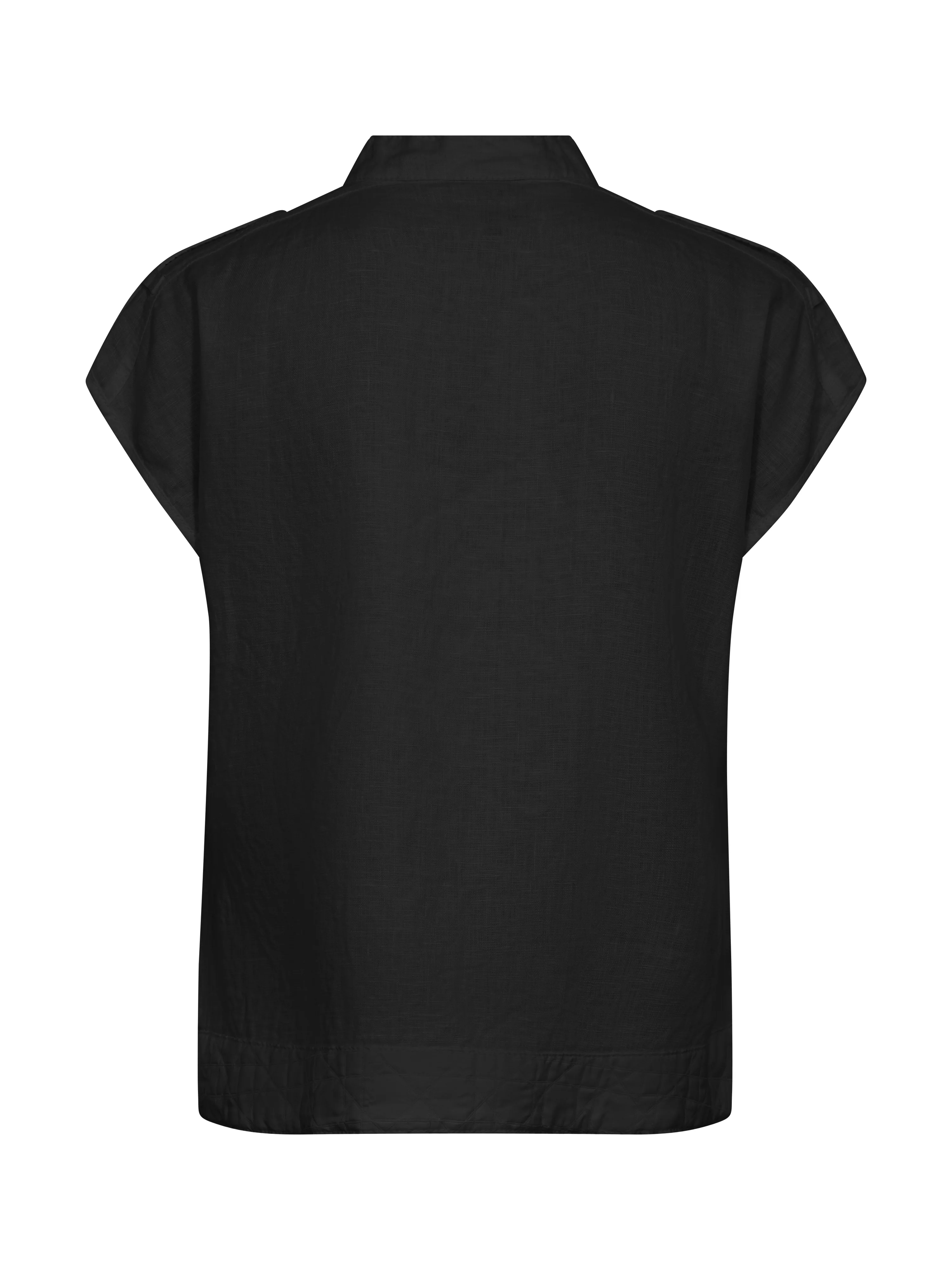 DAI linen top - Black - Image 6