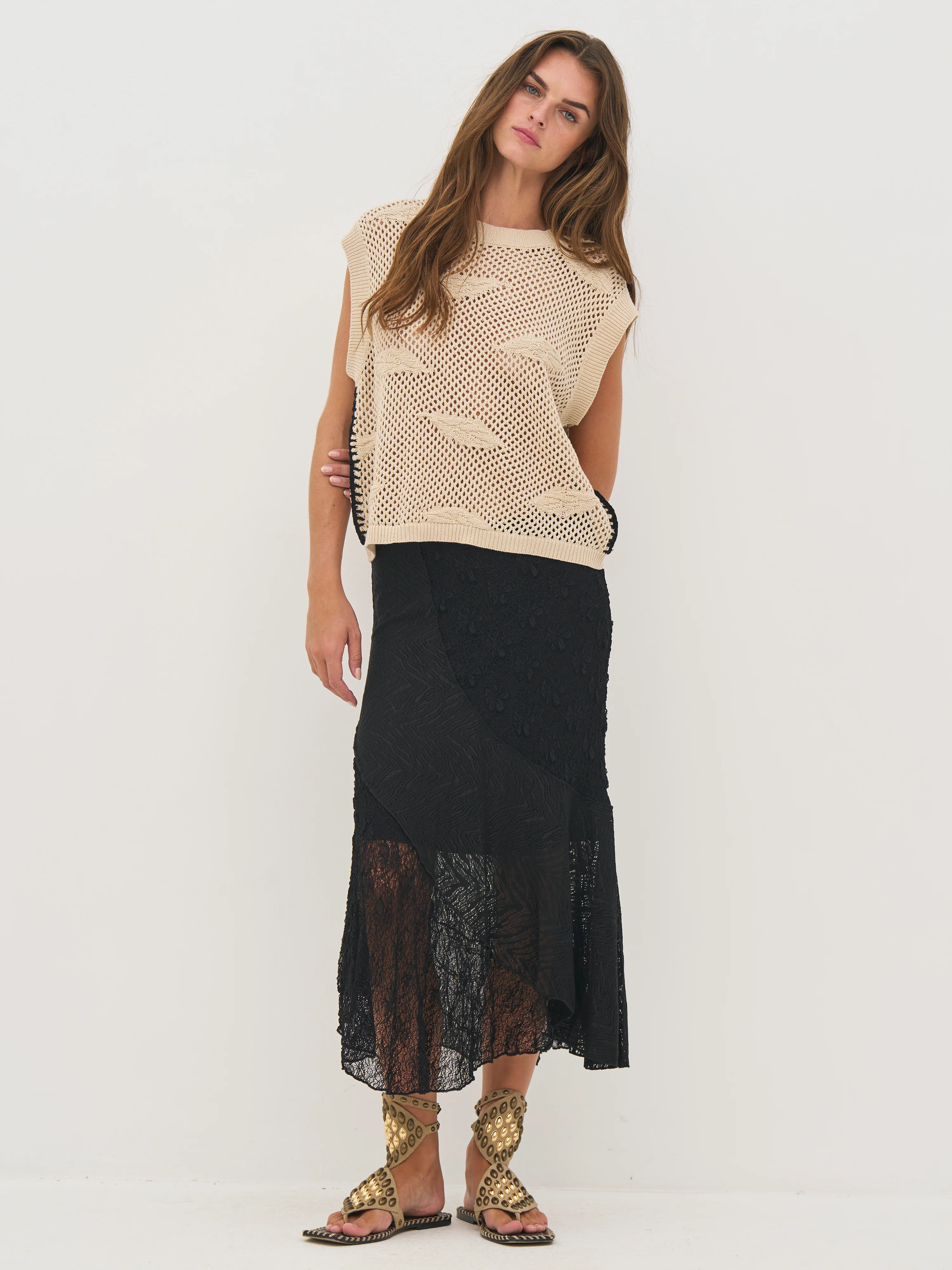 DEA Top knit - Bone - Image 3