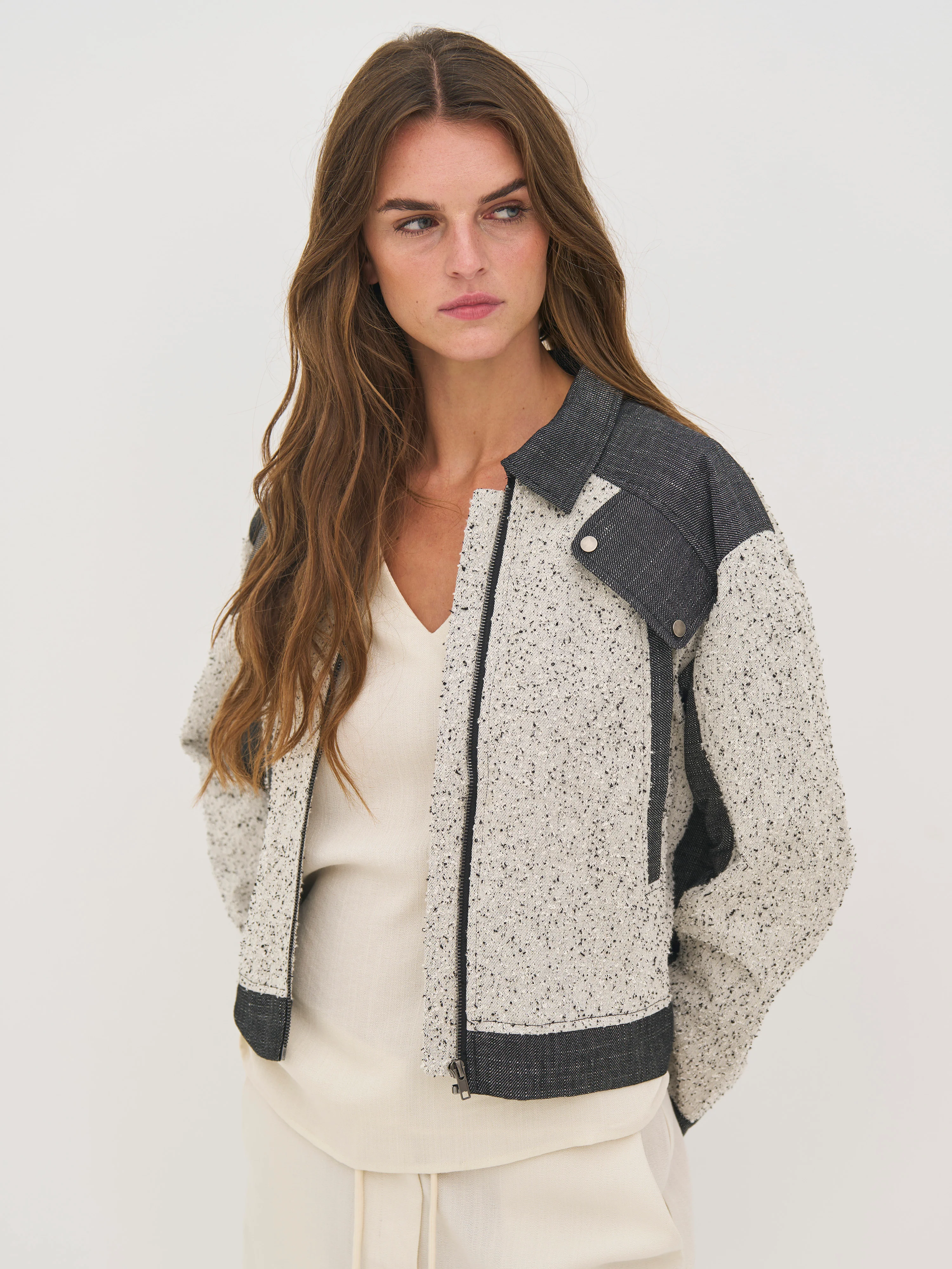 DAVIA Jacket - Black mix - Image 2