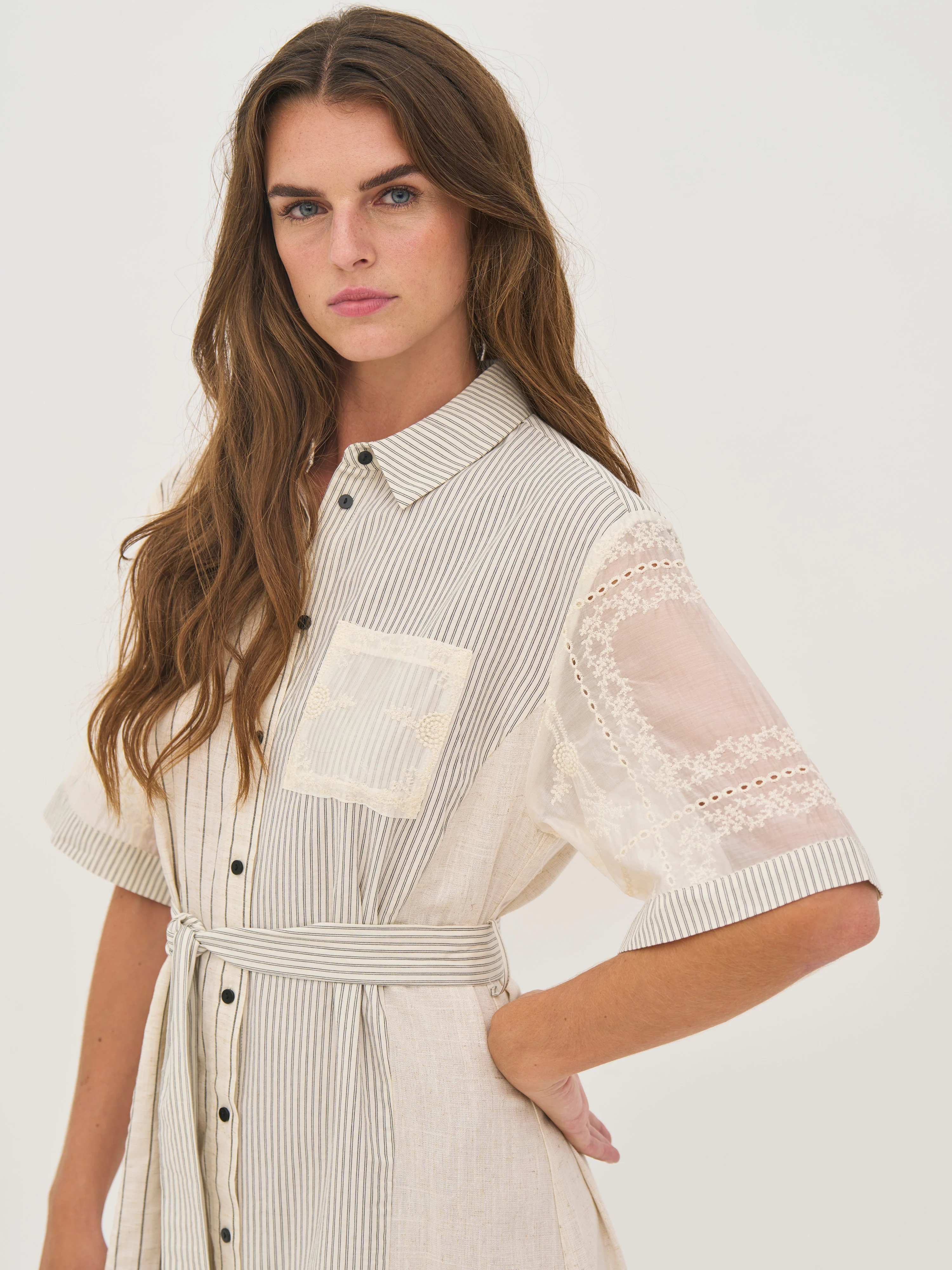 Denia Dress - Bone mix - Image 3