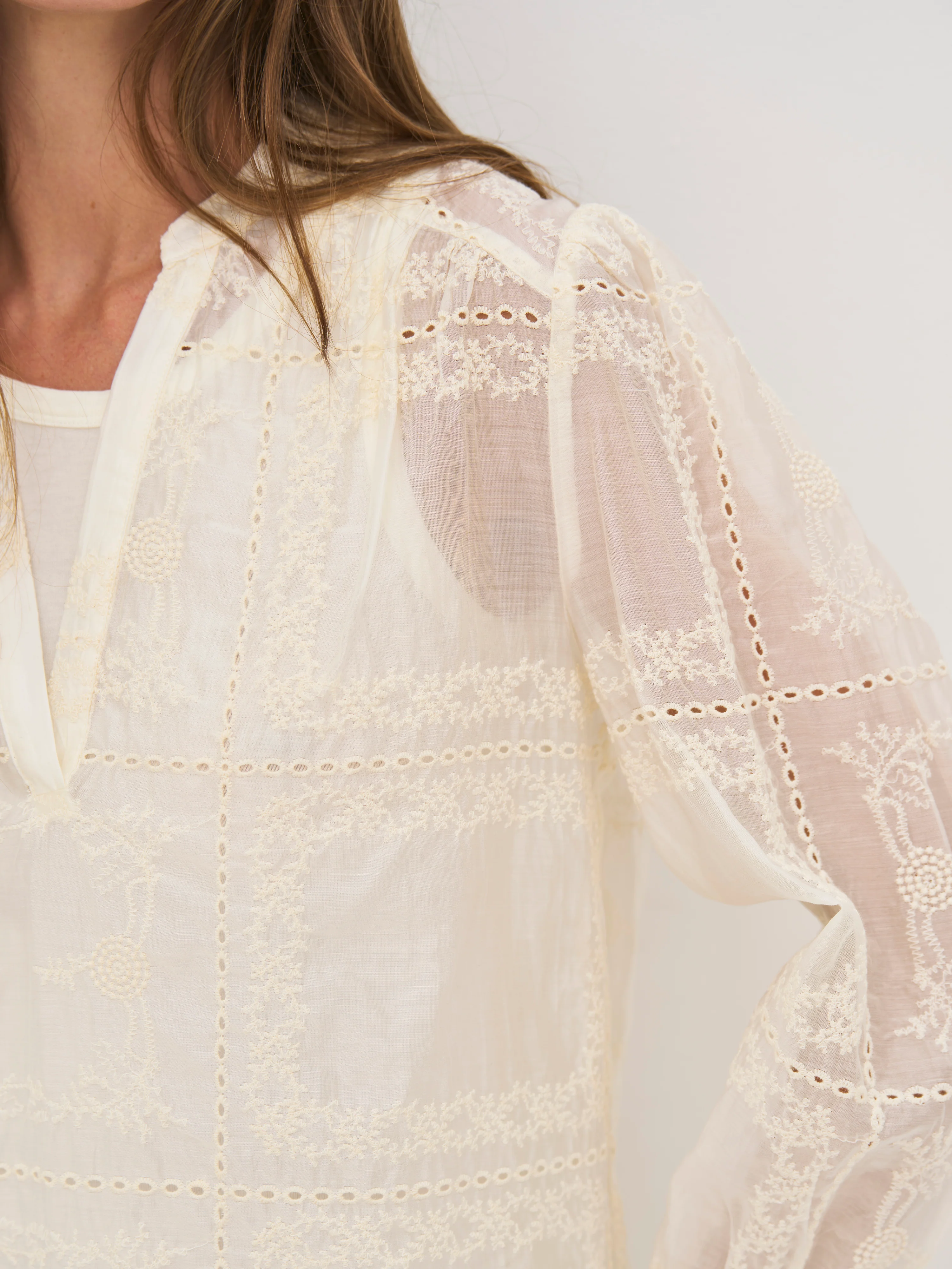 DENIA Shirt - Bone mix - Image 3
