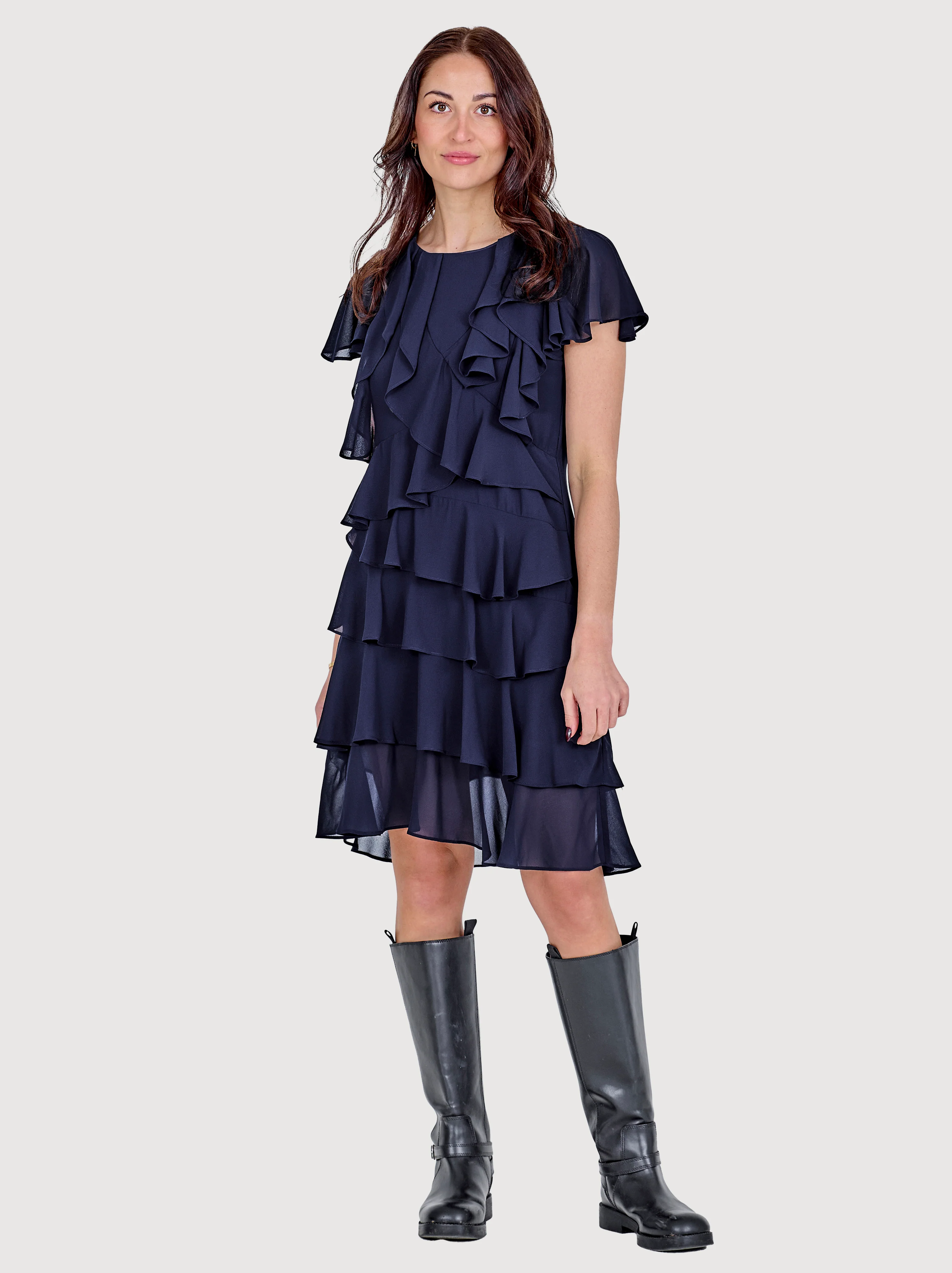 DOT Dress - Navy - Image 2