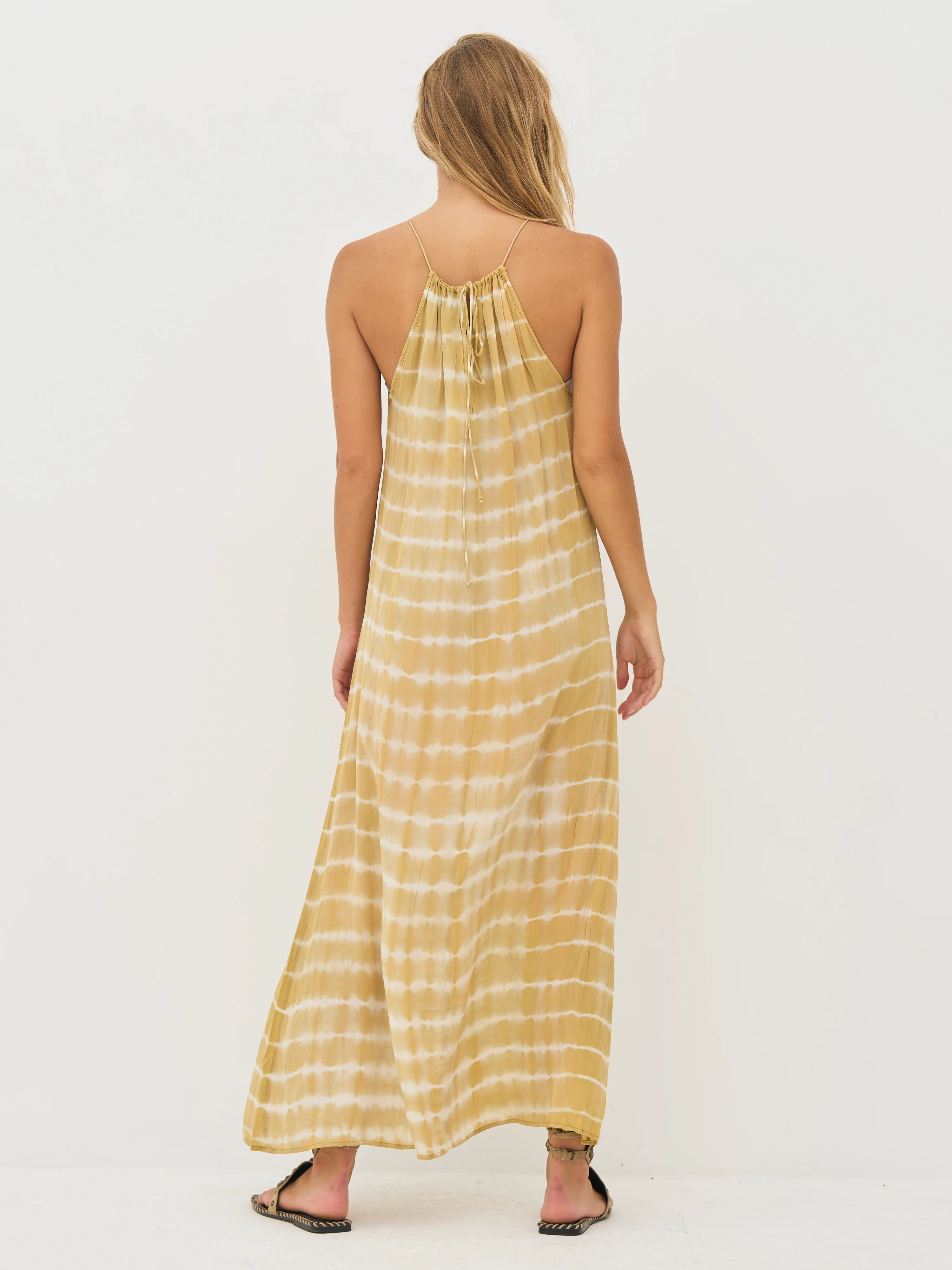 DANA Long Party Dress - Yellow - Image 5