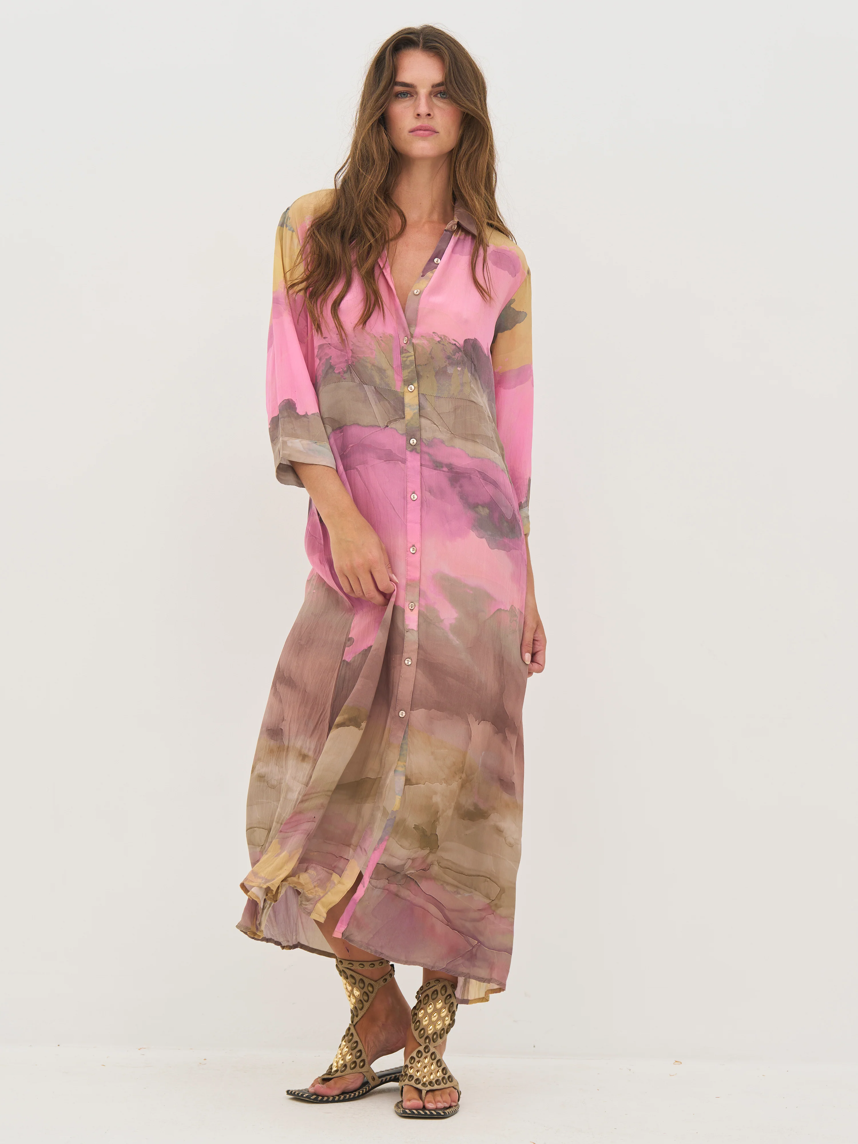 DANA Dress - Pink mix - Image 3