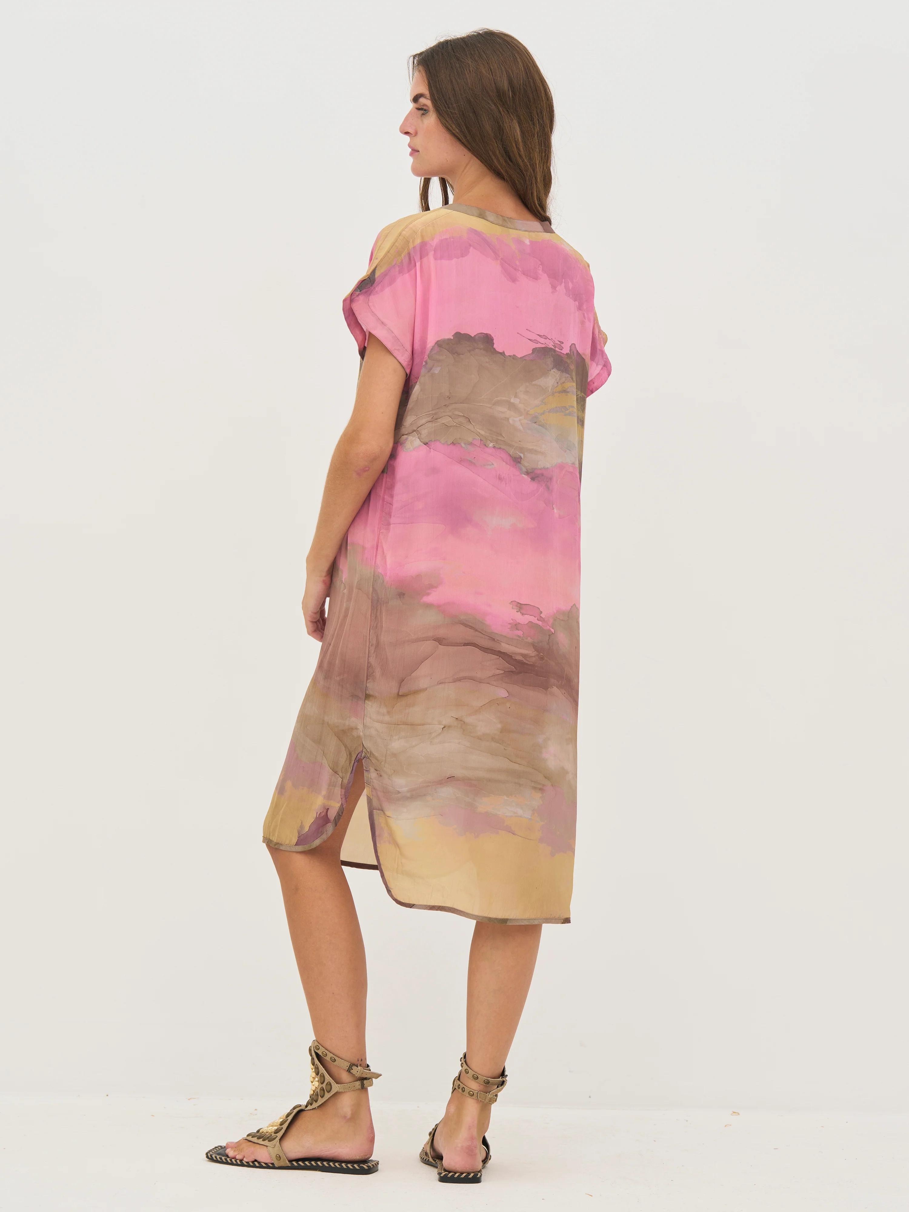 DANA Tunic Dress - Pink mix - Image 5