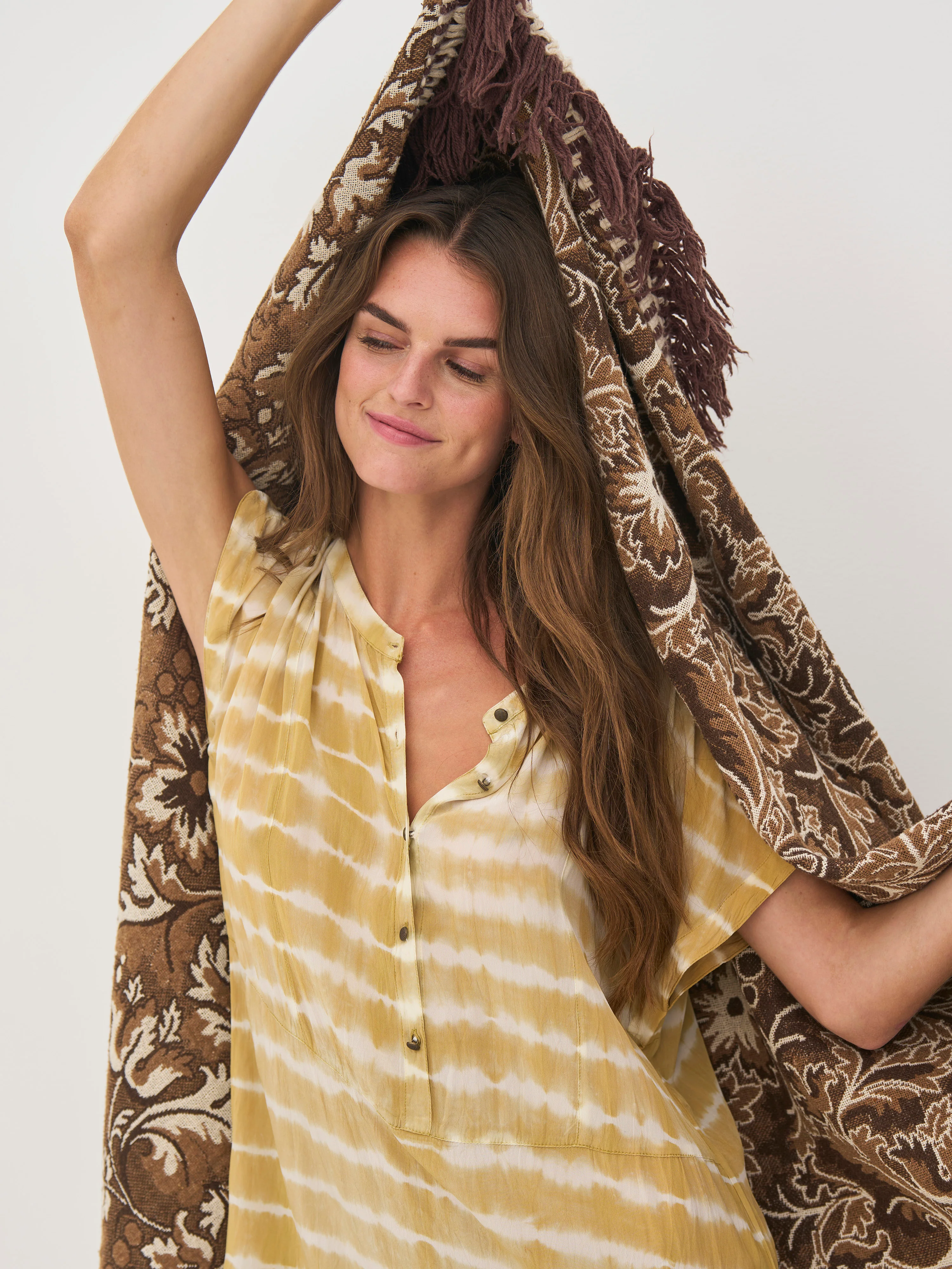 DANA Tunic Dress - Yellow - Image 3