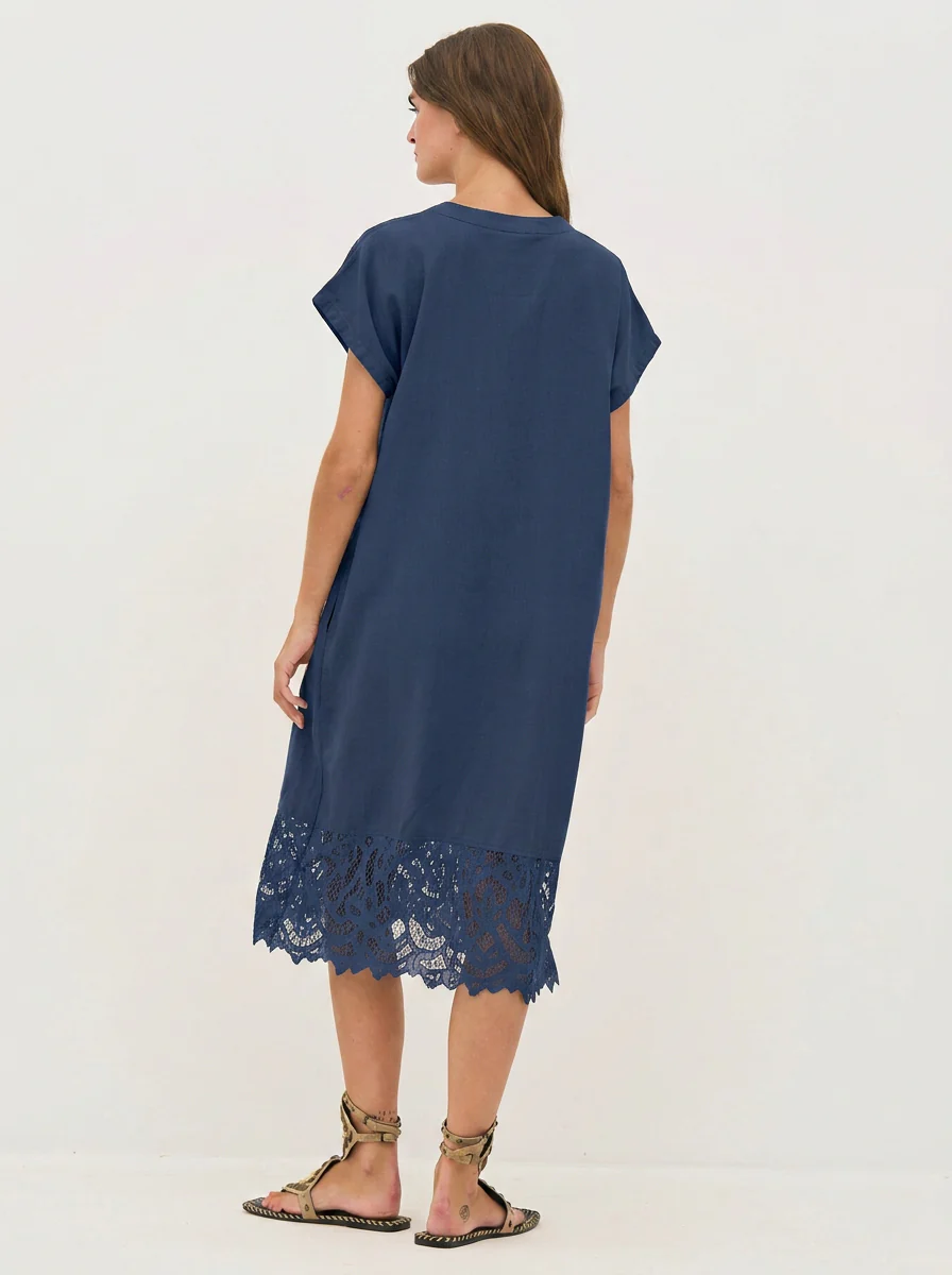 DEWI Dress - Navy - Image 4