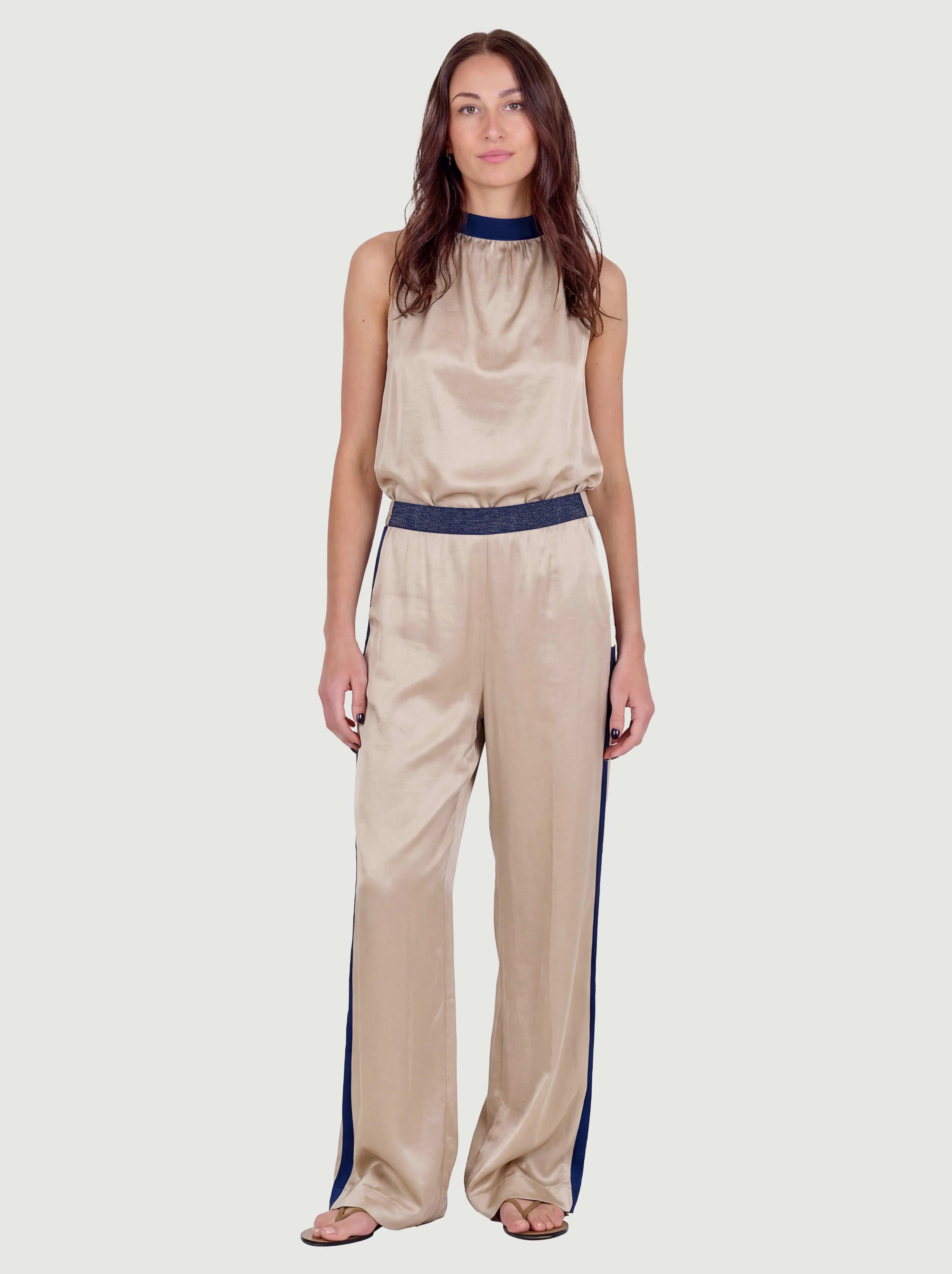 DIEM Trousers - Navy Mix - Image 2