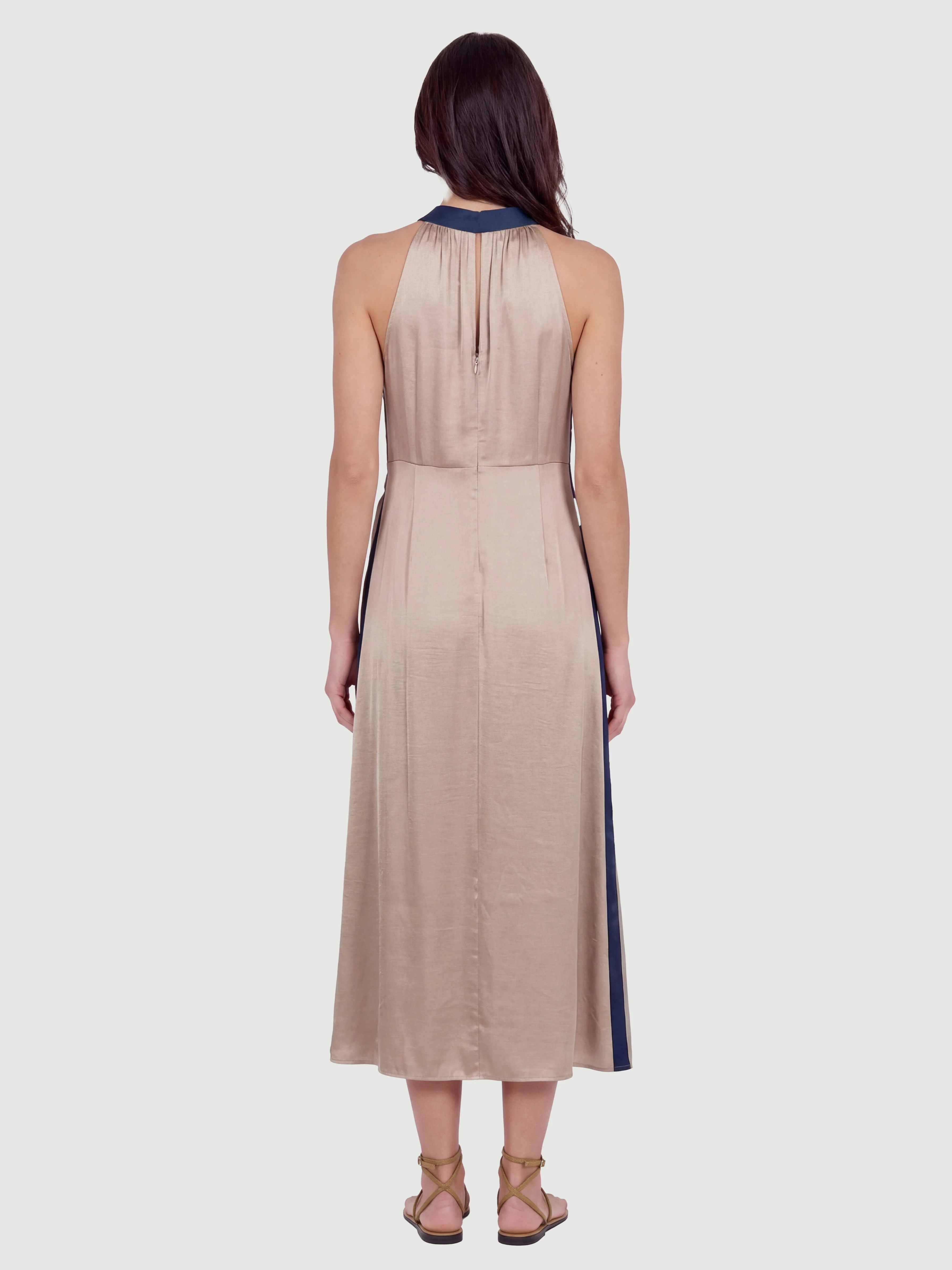 DIEM Party Dress - Navy Mix - Image 3