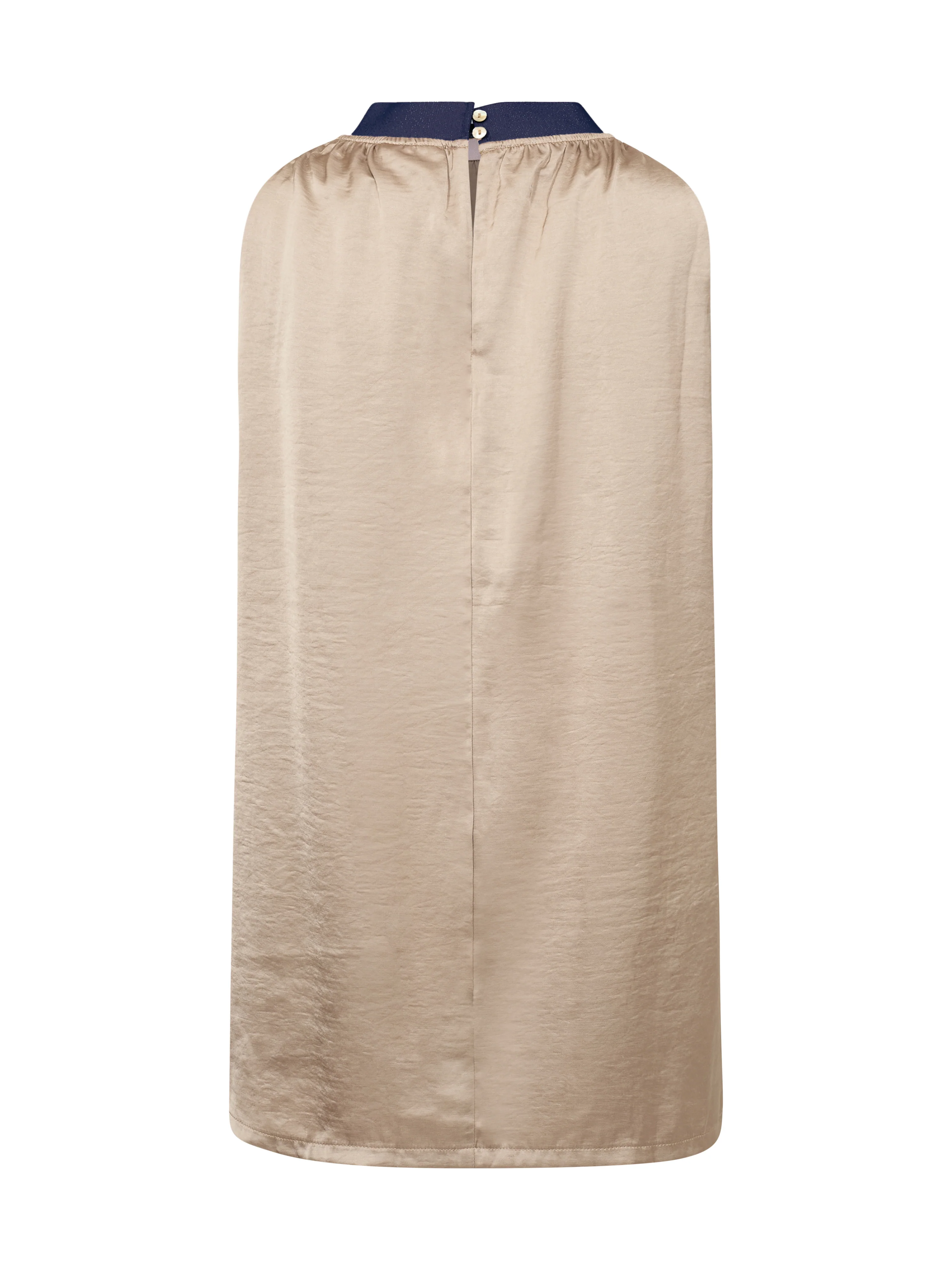 DIEM Top halterneck - Navy Mix - Image 6