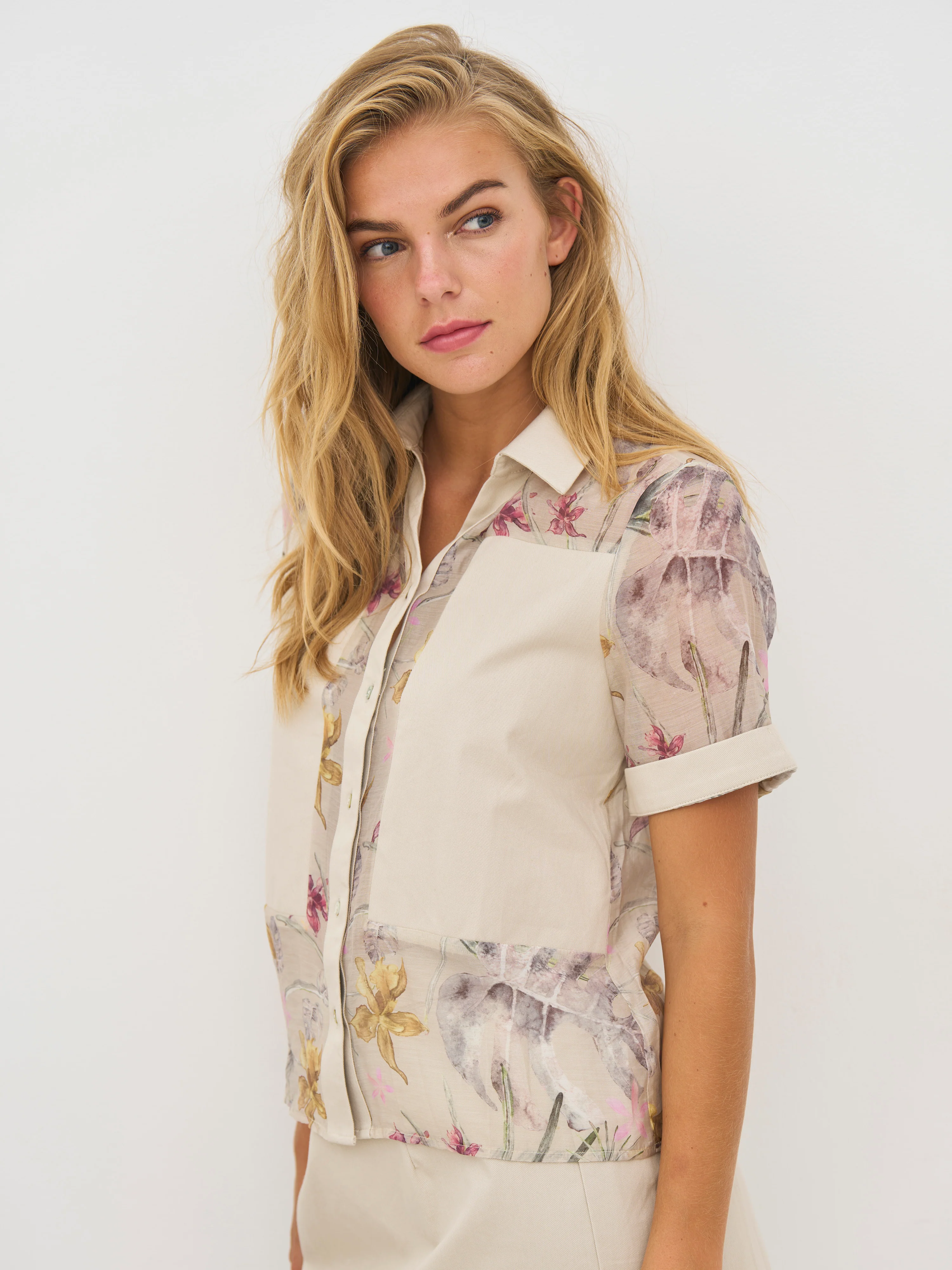 DREA shirt top - Bone mix - Image 2