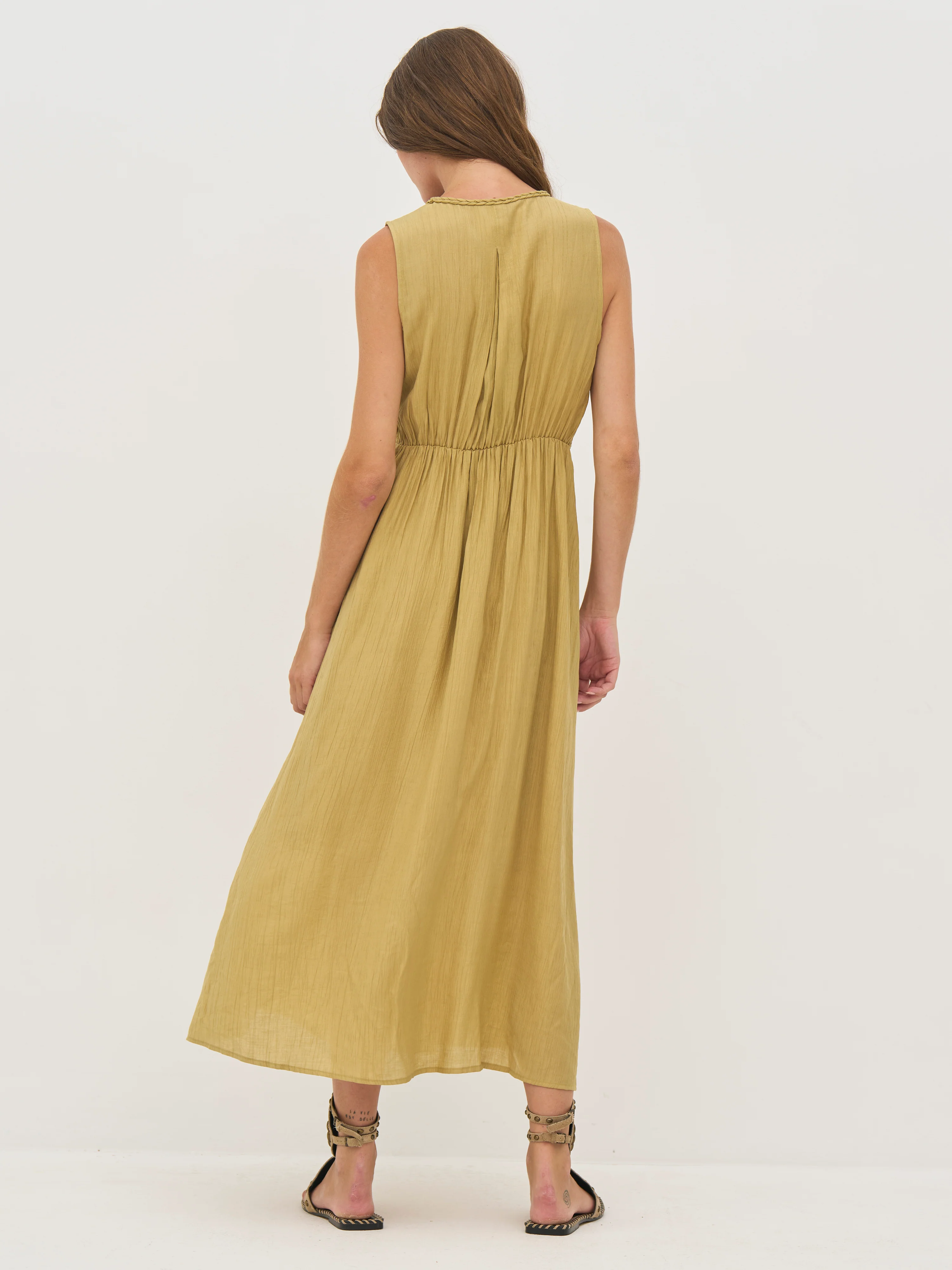 DALIA Dress braid - Yellow - Image 5