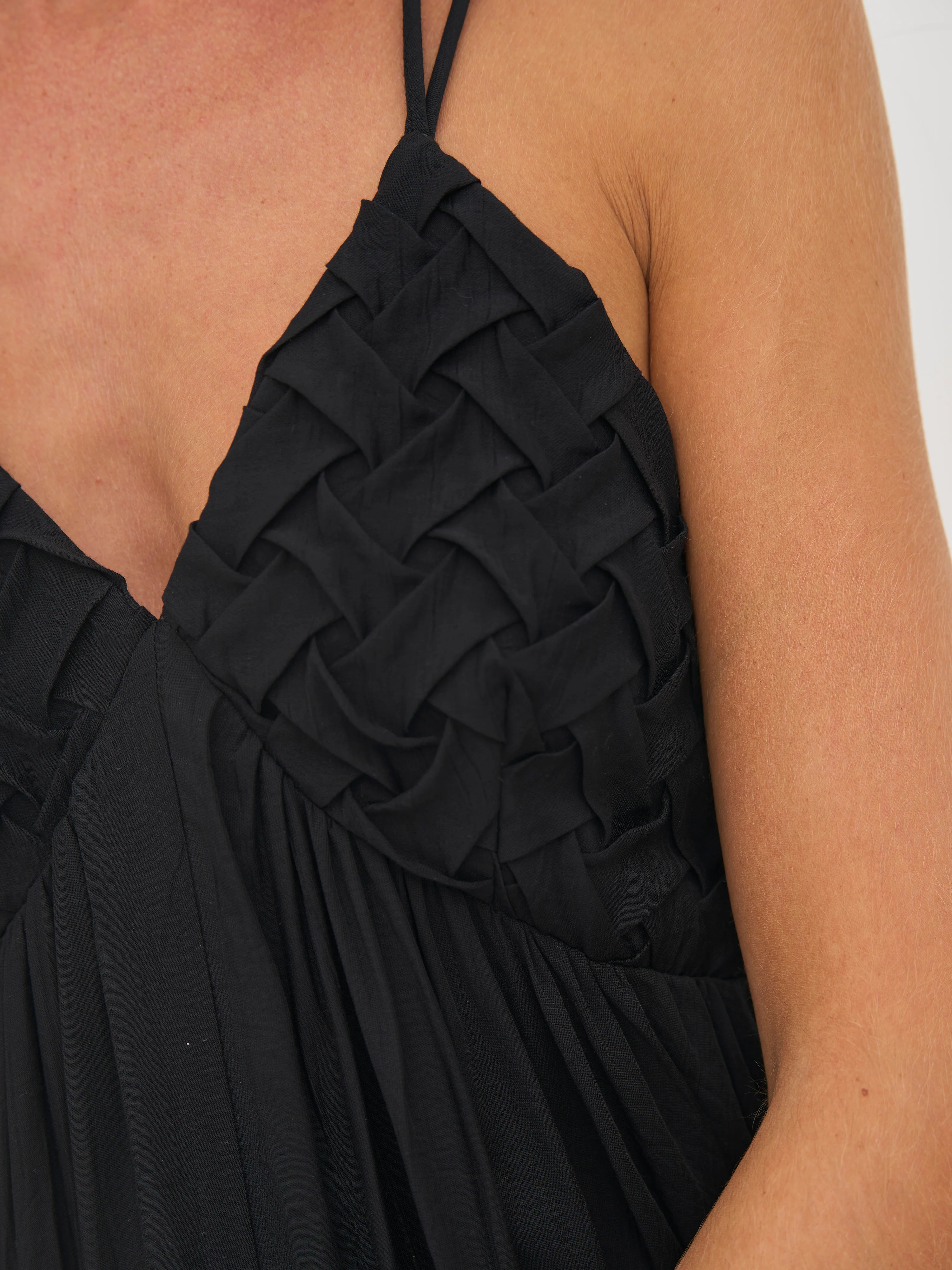 DALIA Strappy Dress - Black - Image 4