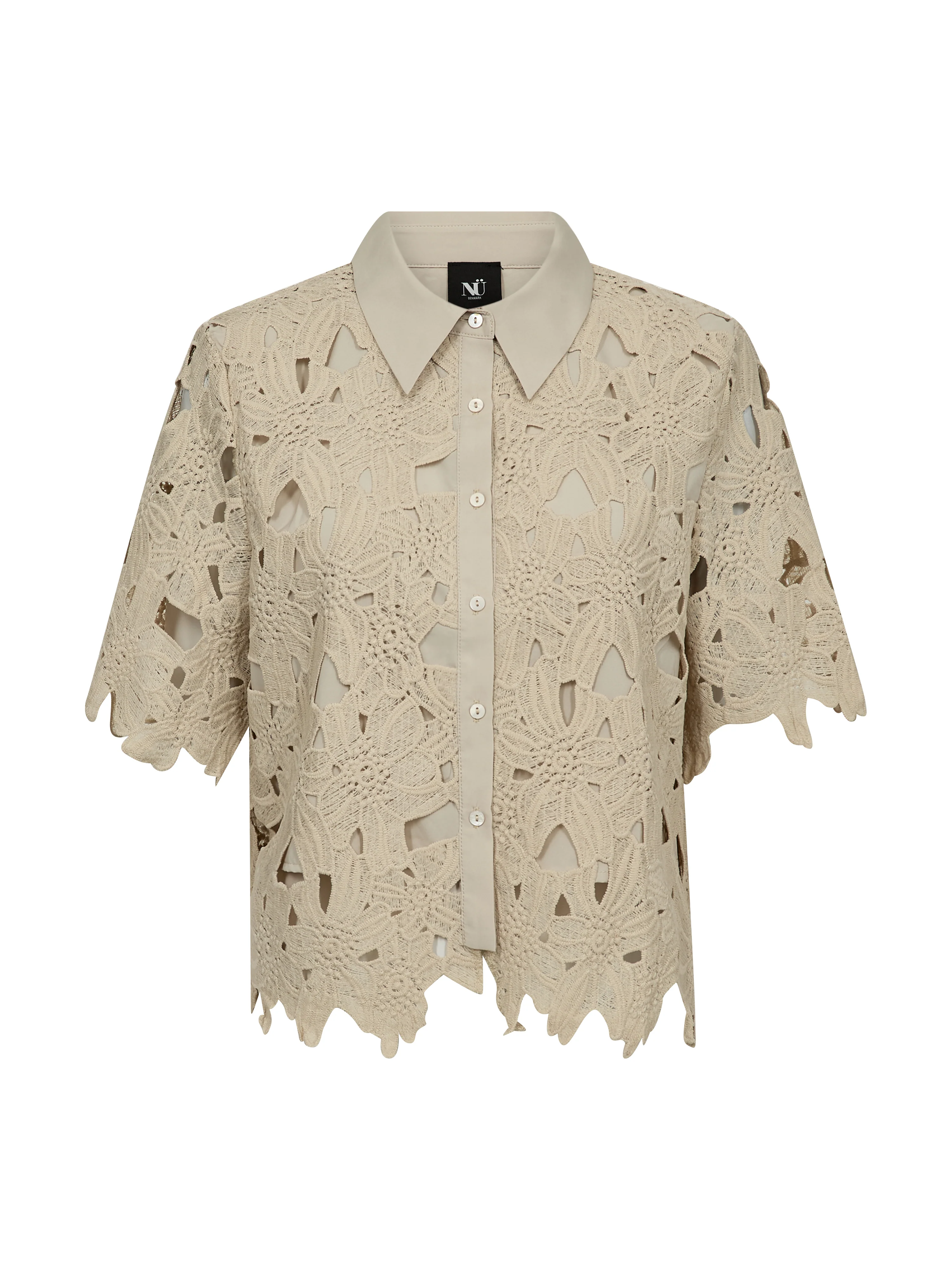 DECIA Lace Shirt - Bone