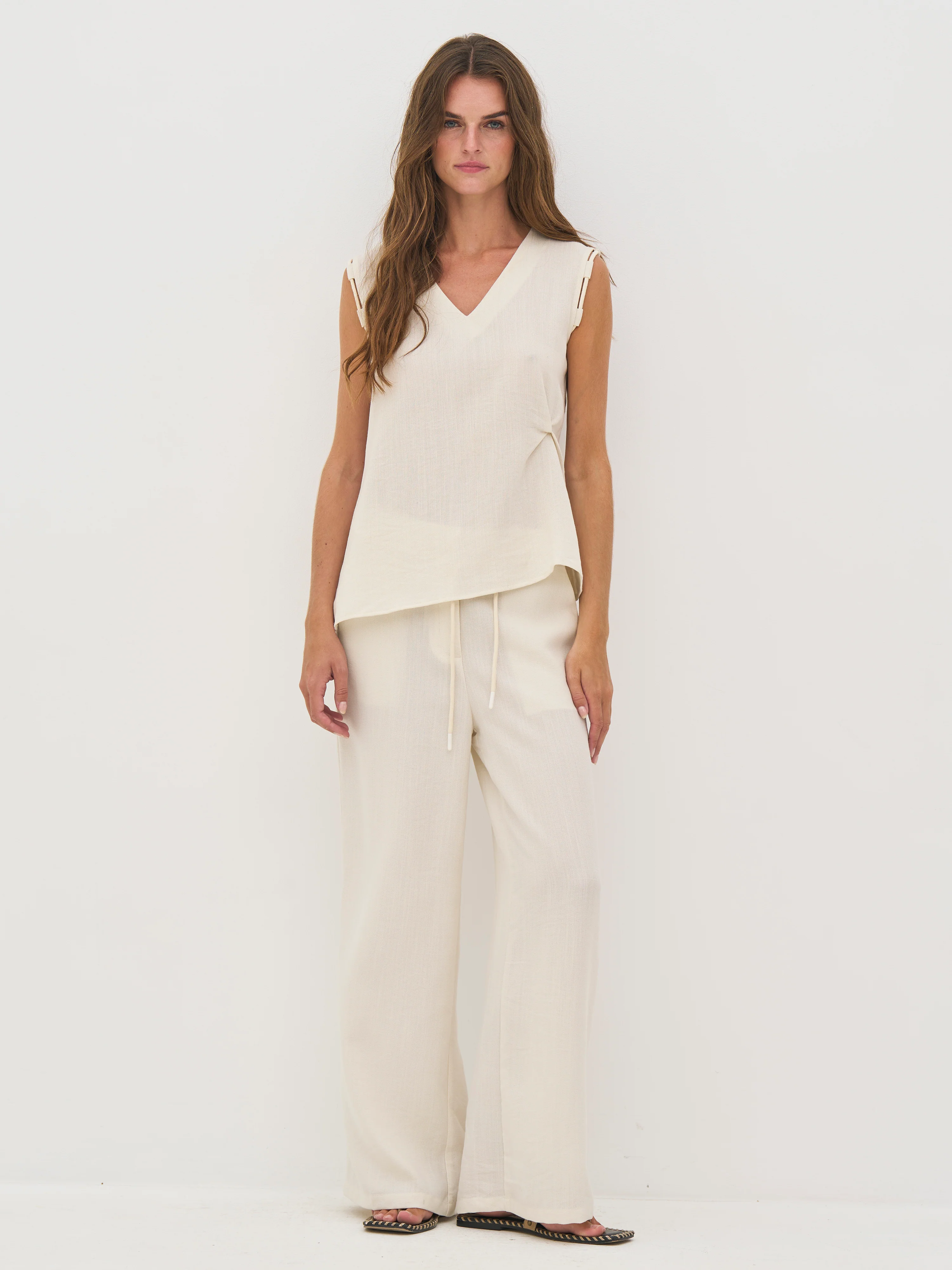 DELEI Trousers - Bone - Image 2