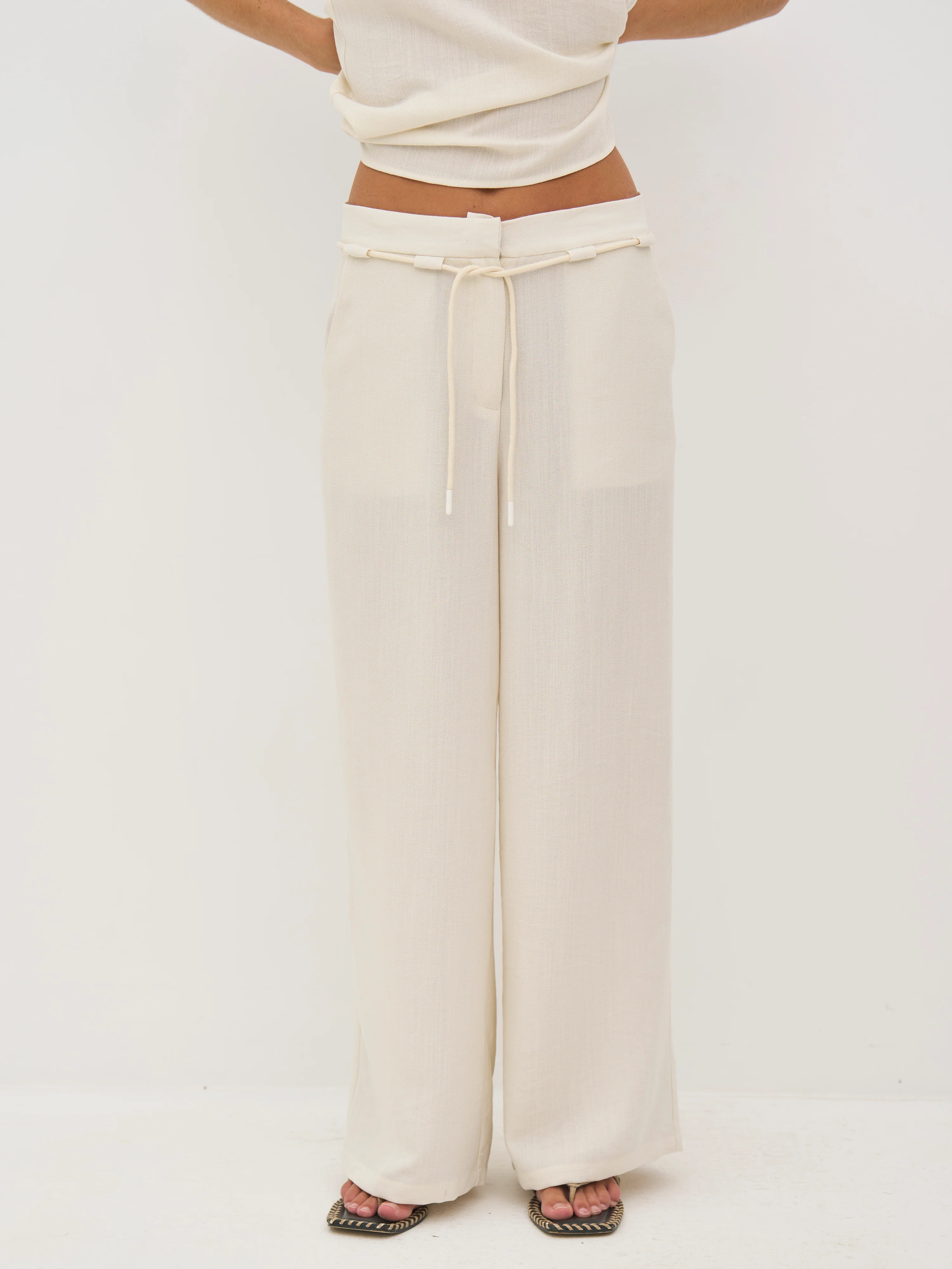 DELEI Trousers - Bone - Image 3