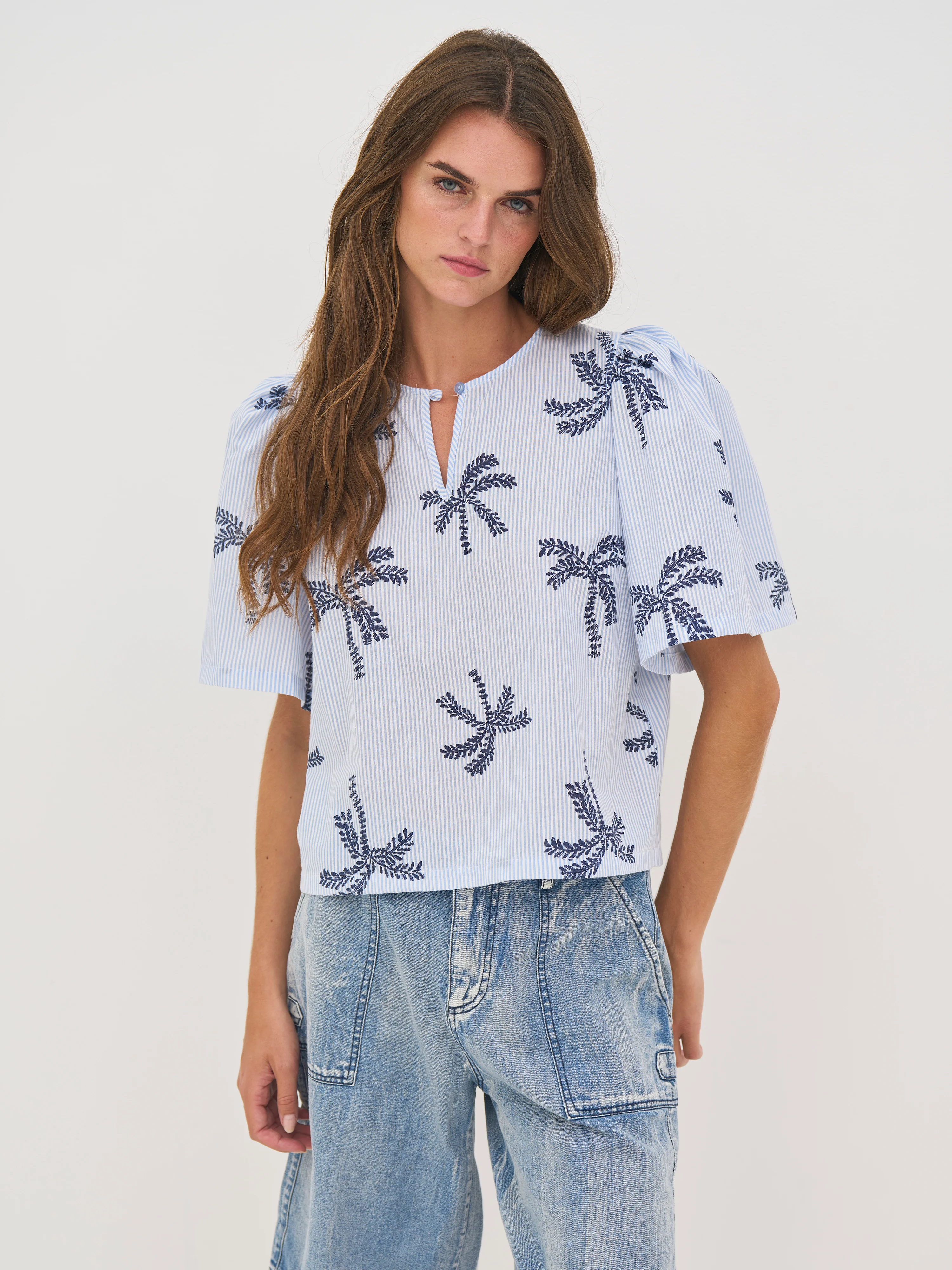 Diga Top - Blue Stripe - Image 2