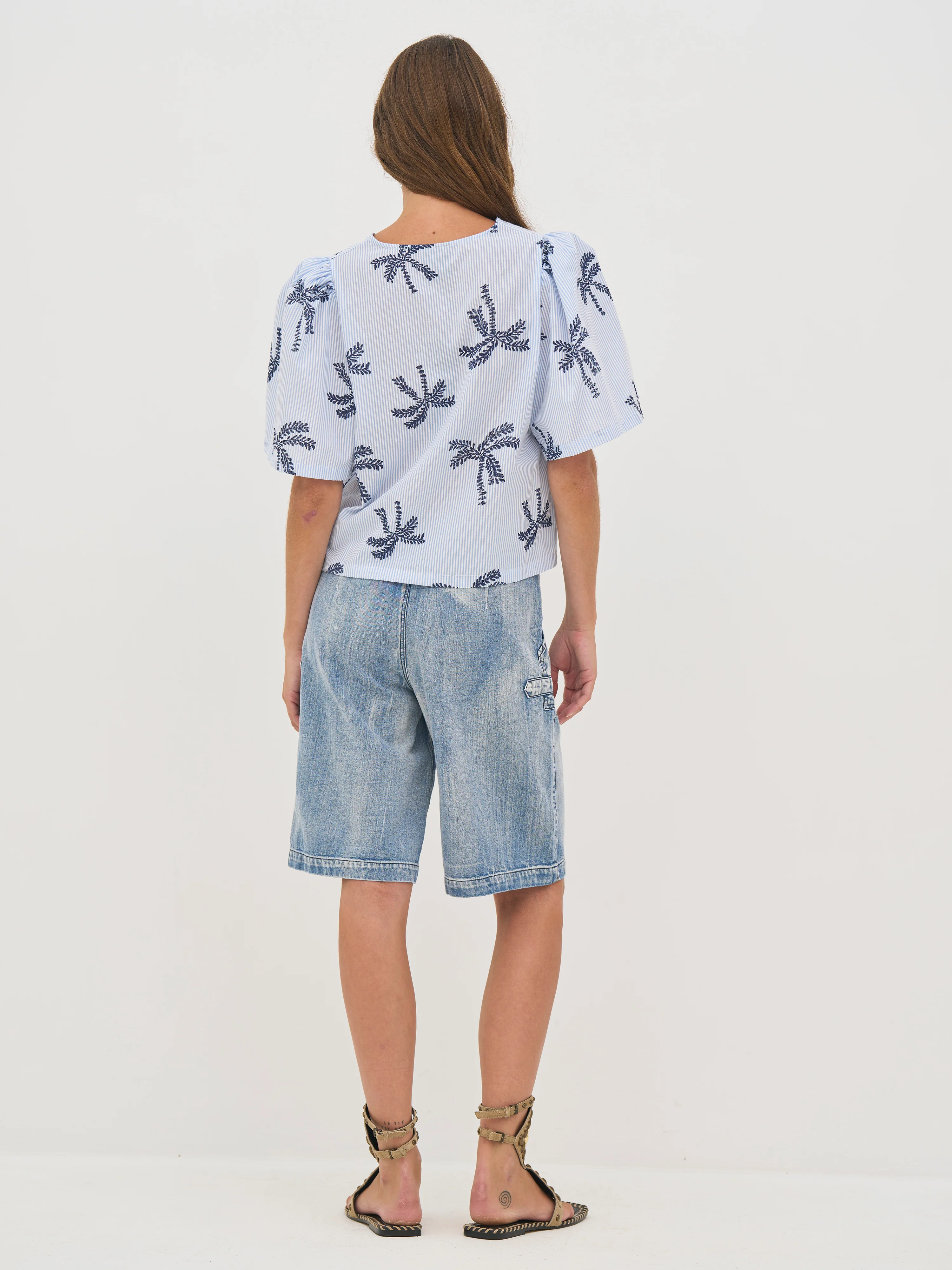 Diga Top - Blue Stripe - Image 4
