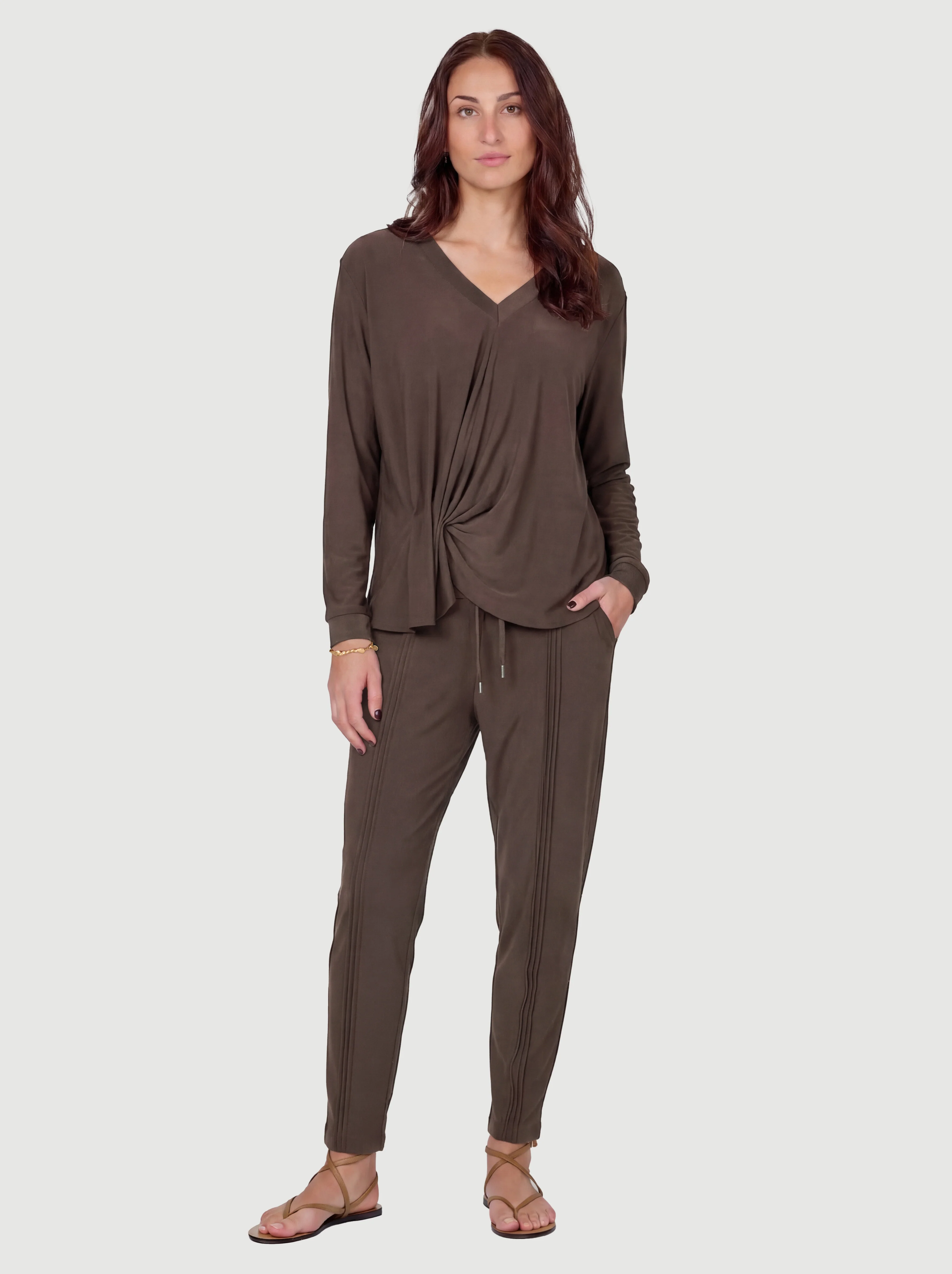 DITTE RONNIE Trousers - Brown - Image 2