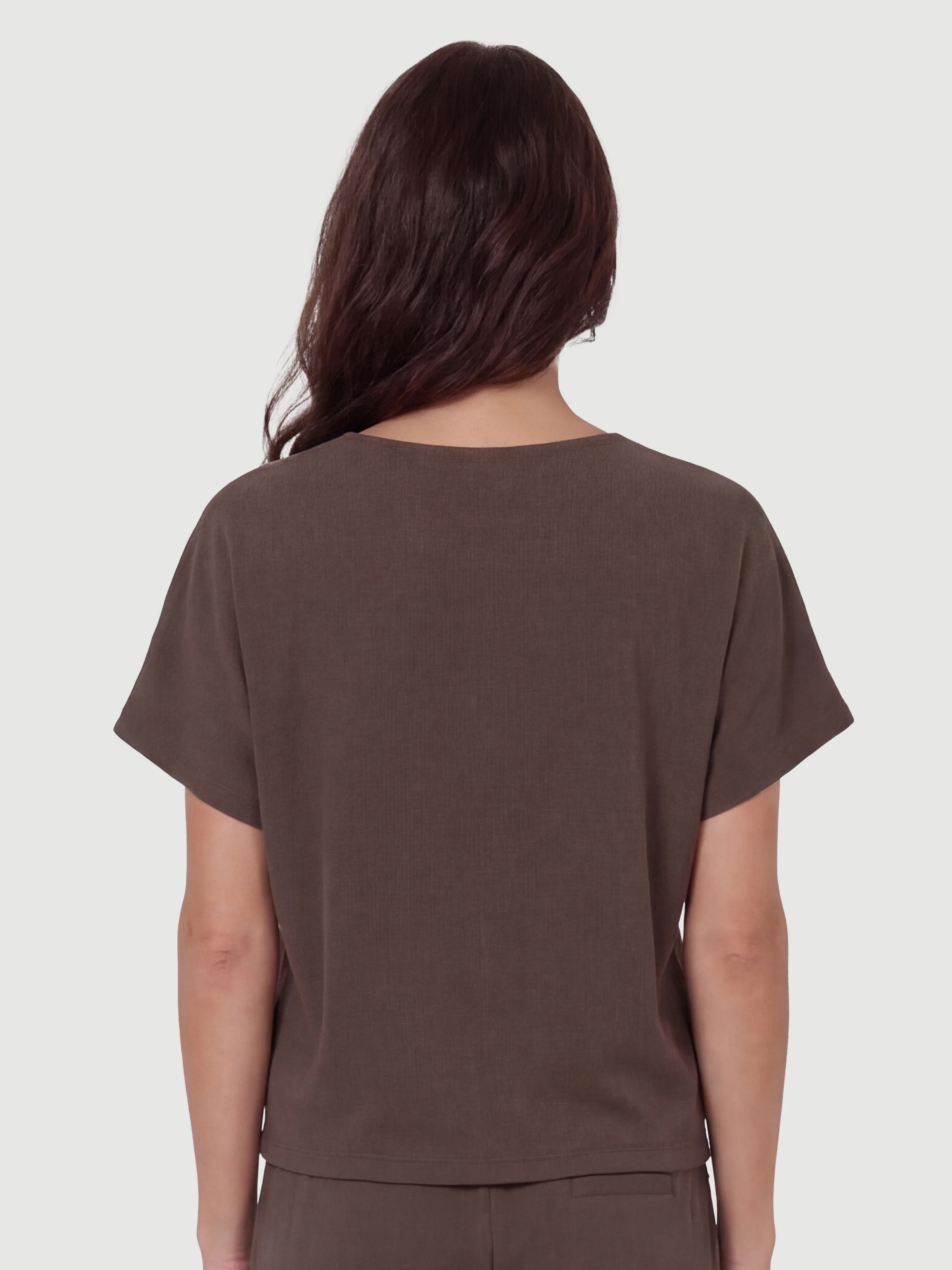 DITTE RONNIE top - Brown - Image 3