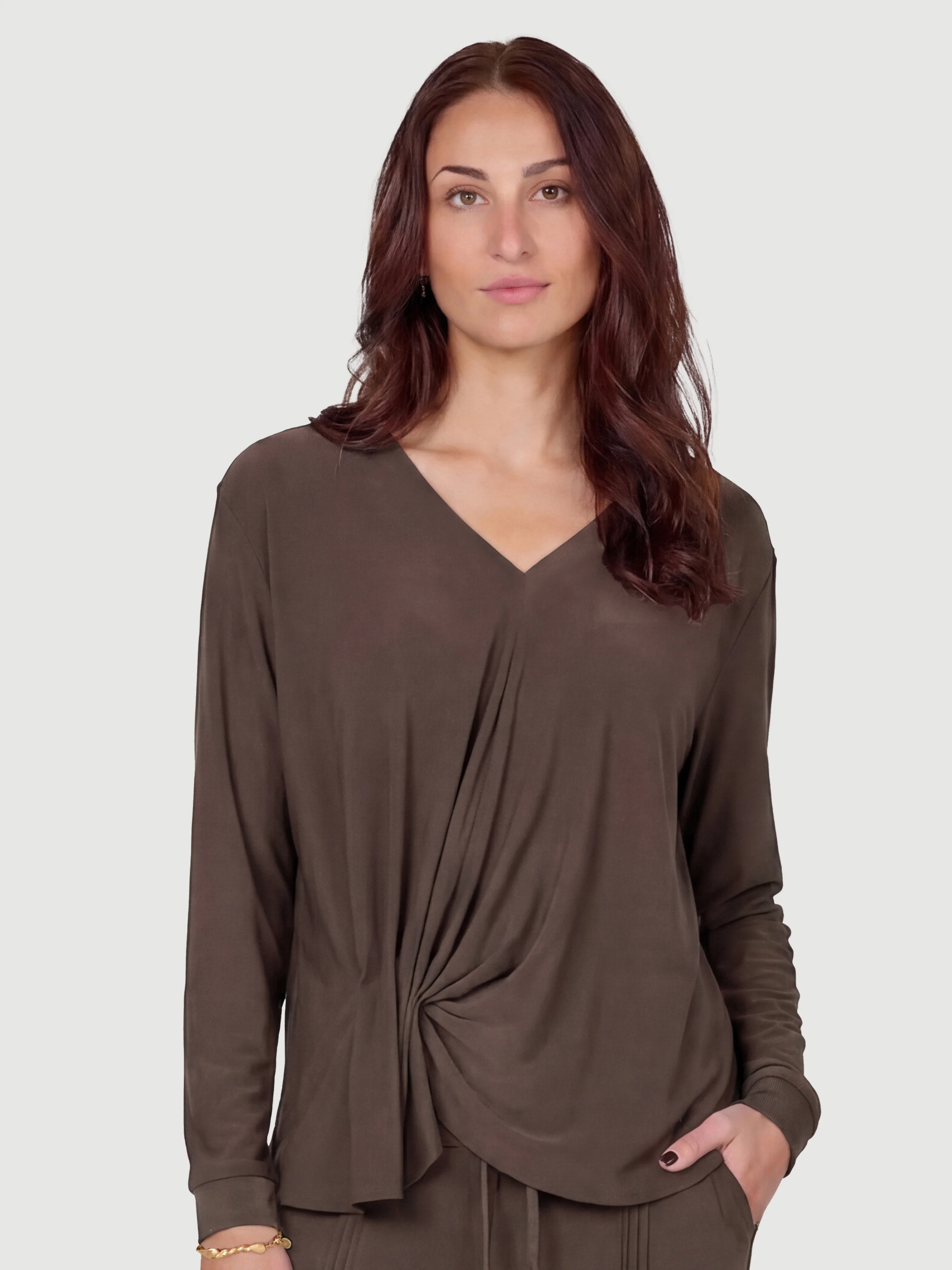 DITTE RONNIE Blouse - Brown - Image 2
