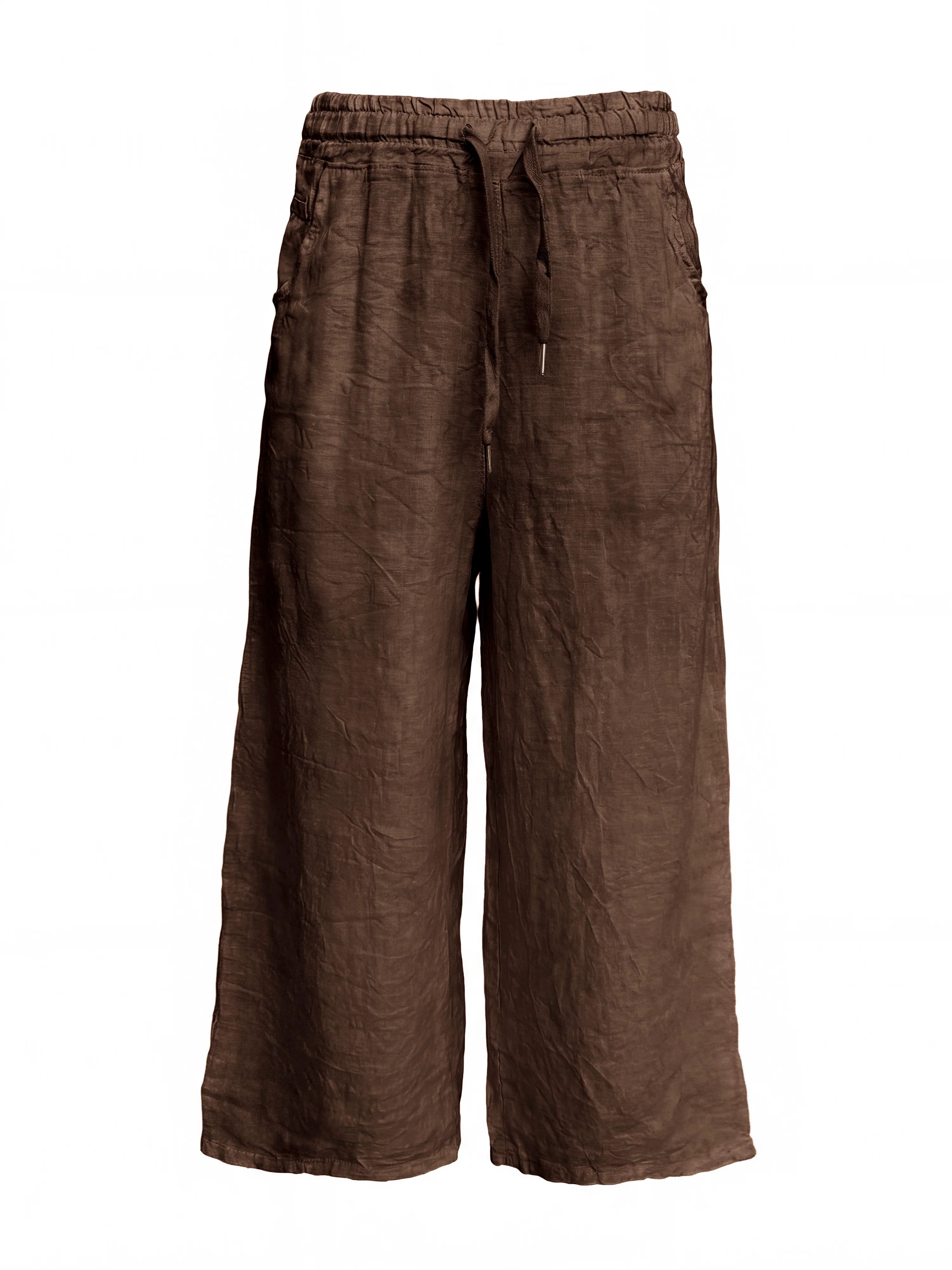 DORIS Culotte Trousers - Brown