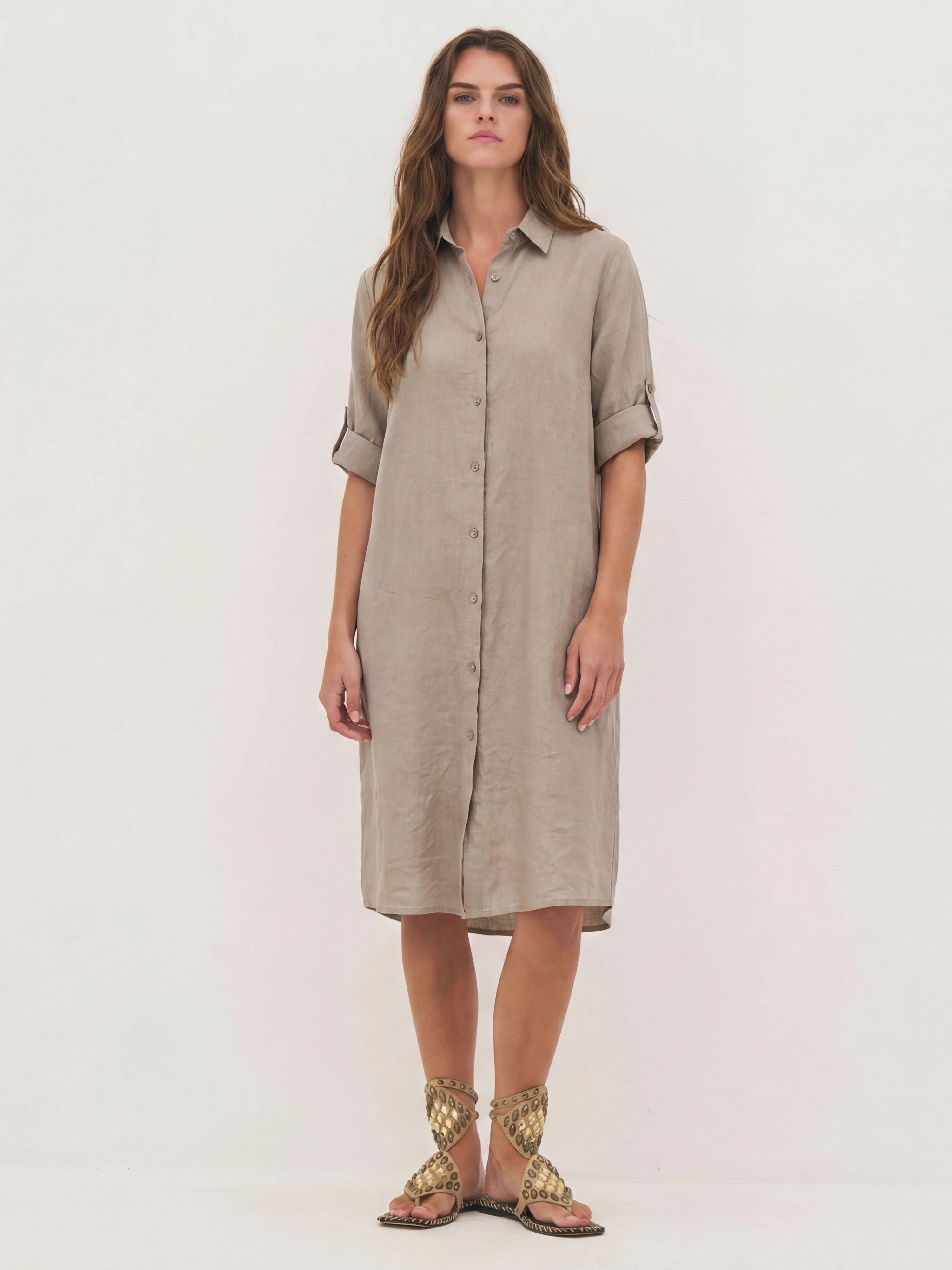 DORIS linen dress - Seasand - Image 2