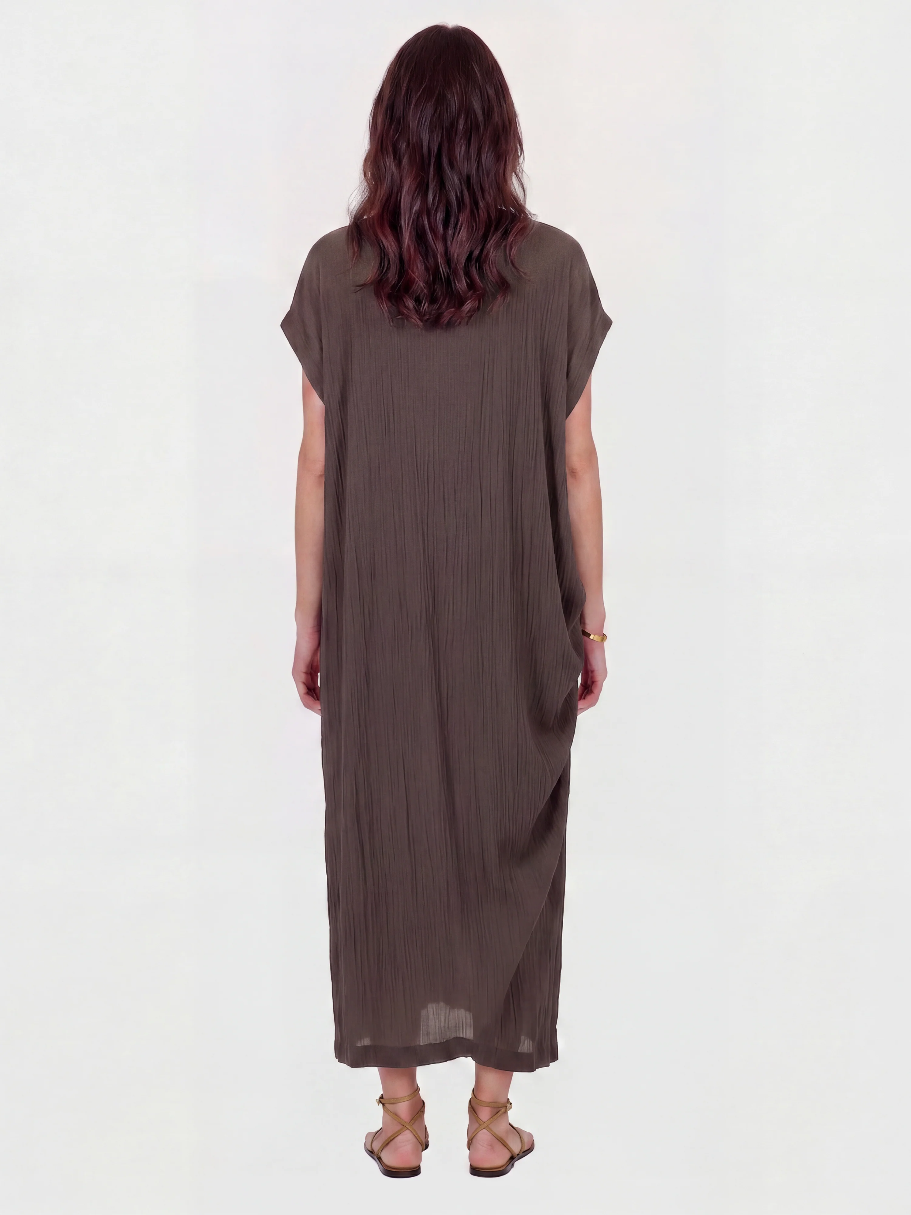 DONNA Dress - Brown - Image 4