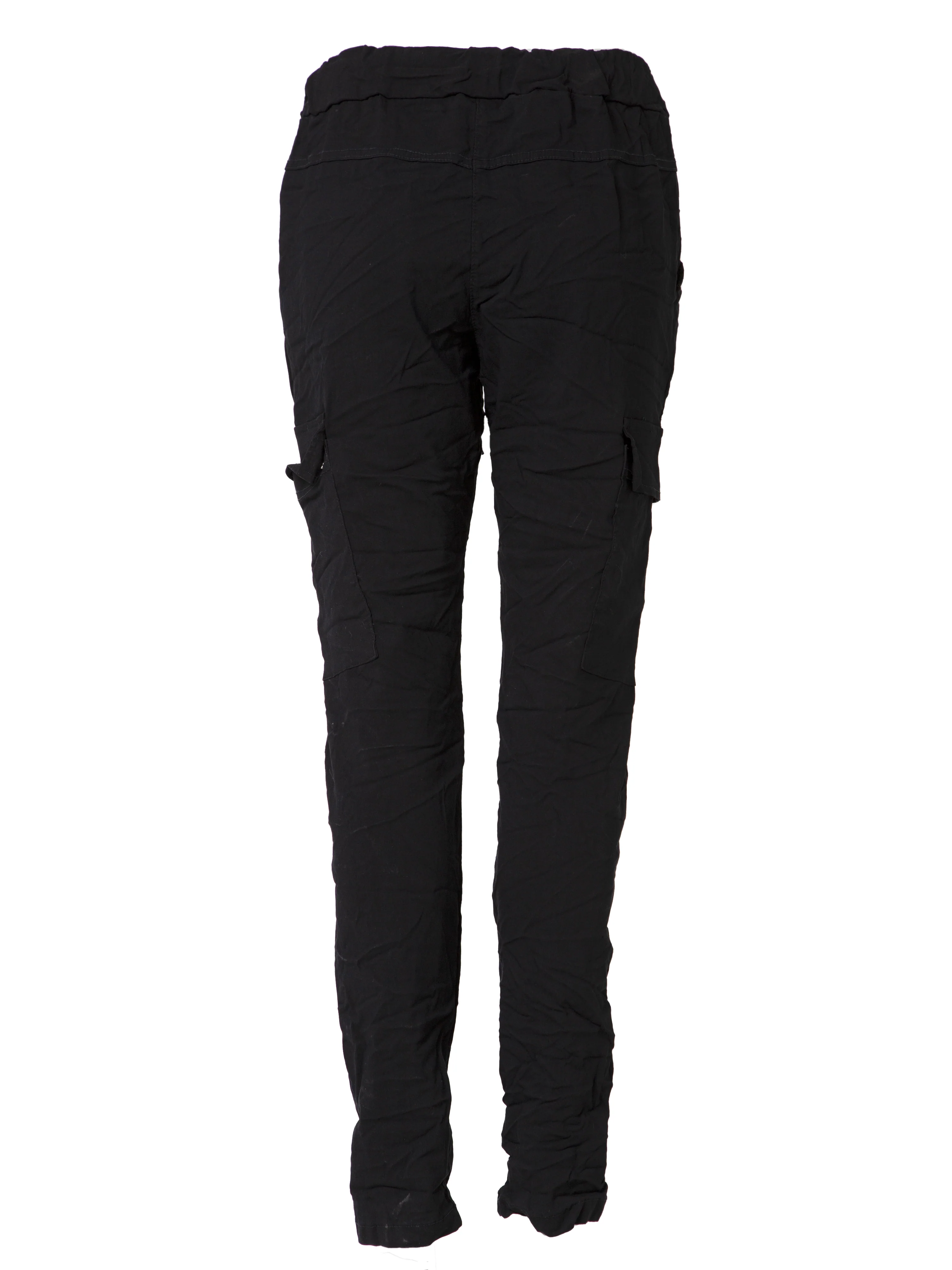 CARMEN cargo trousers - Solid black - Image 6